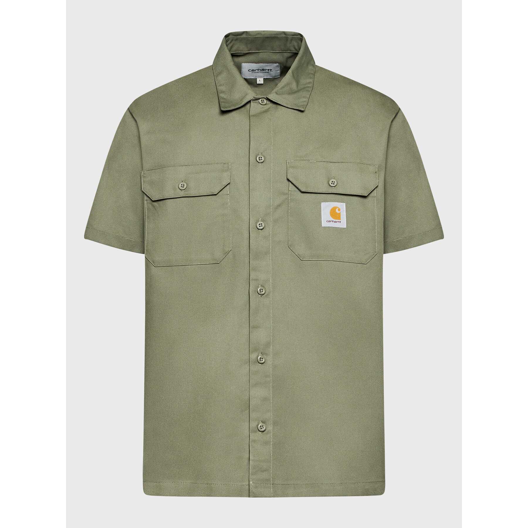 Carhartt WIP Риза Master I027580 Зелен Regular Fit - Pepit.bg