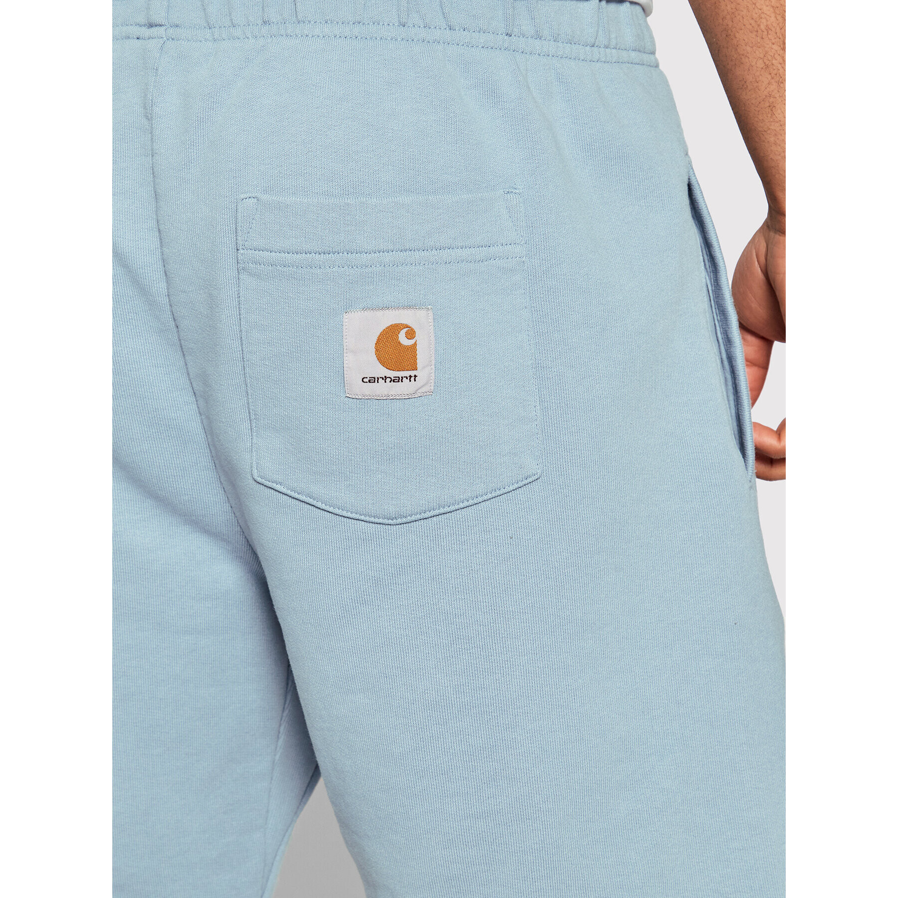 Carhartt WIP Спортни шорти Sweat I027698 Син Regular Fit - Pepit.bg