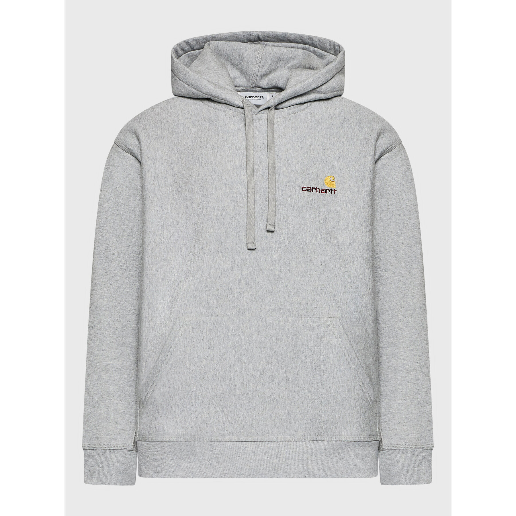 Carhartt WIP Суитшърт American Script I028279 Сив Regular Fit - Pepit.bg