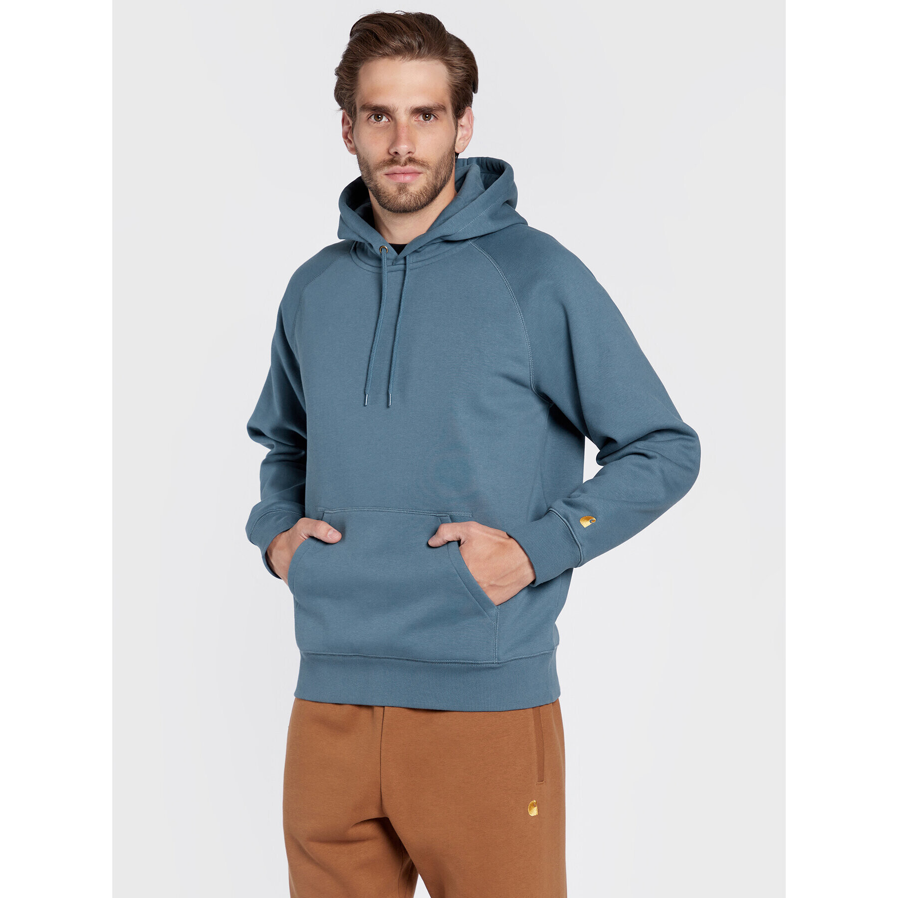 Carhartt WIP Суитшърт Chase I026384 Син Regular Fit - Pepit.bg