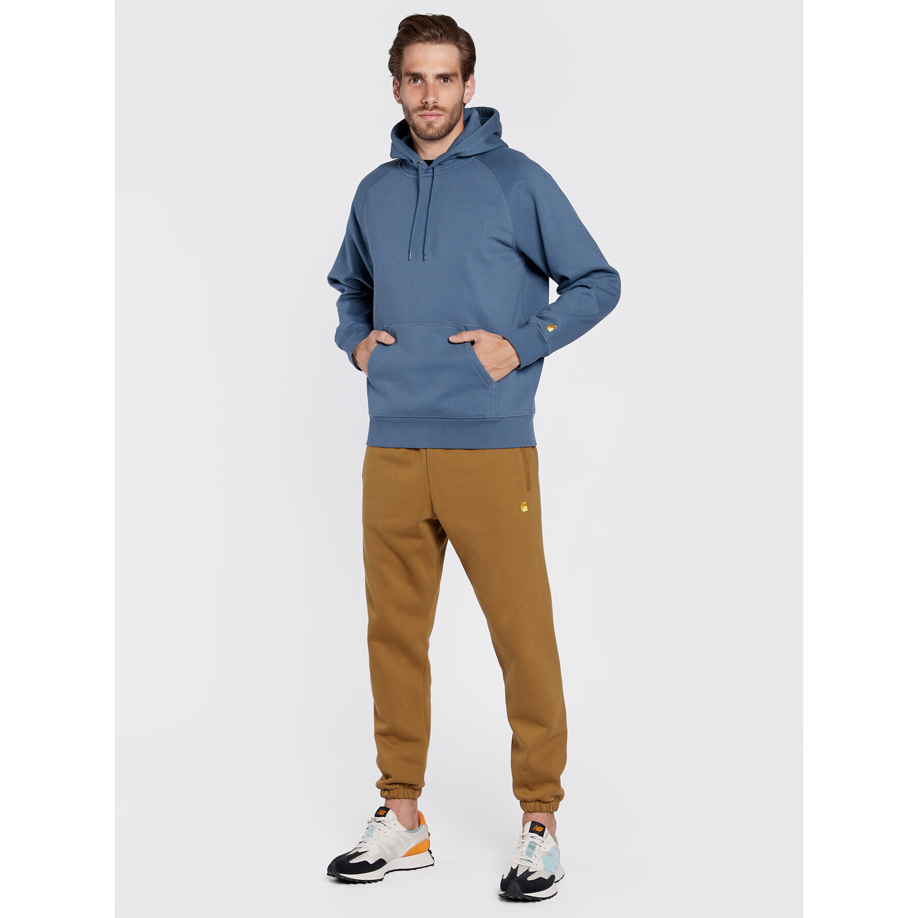 Carhartt WIP Суитшърт Chase I026384 Син Regular Fit - Pepit.bg