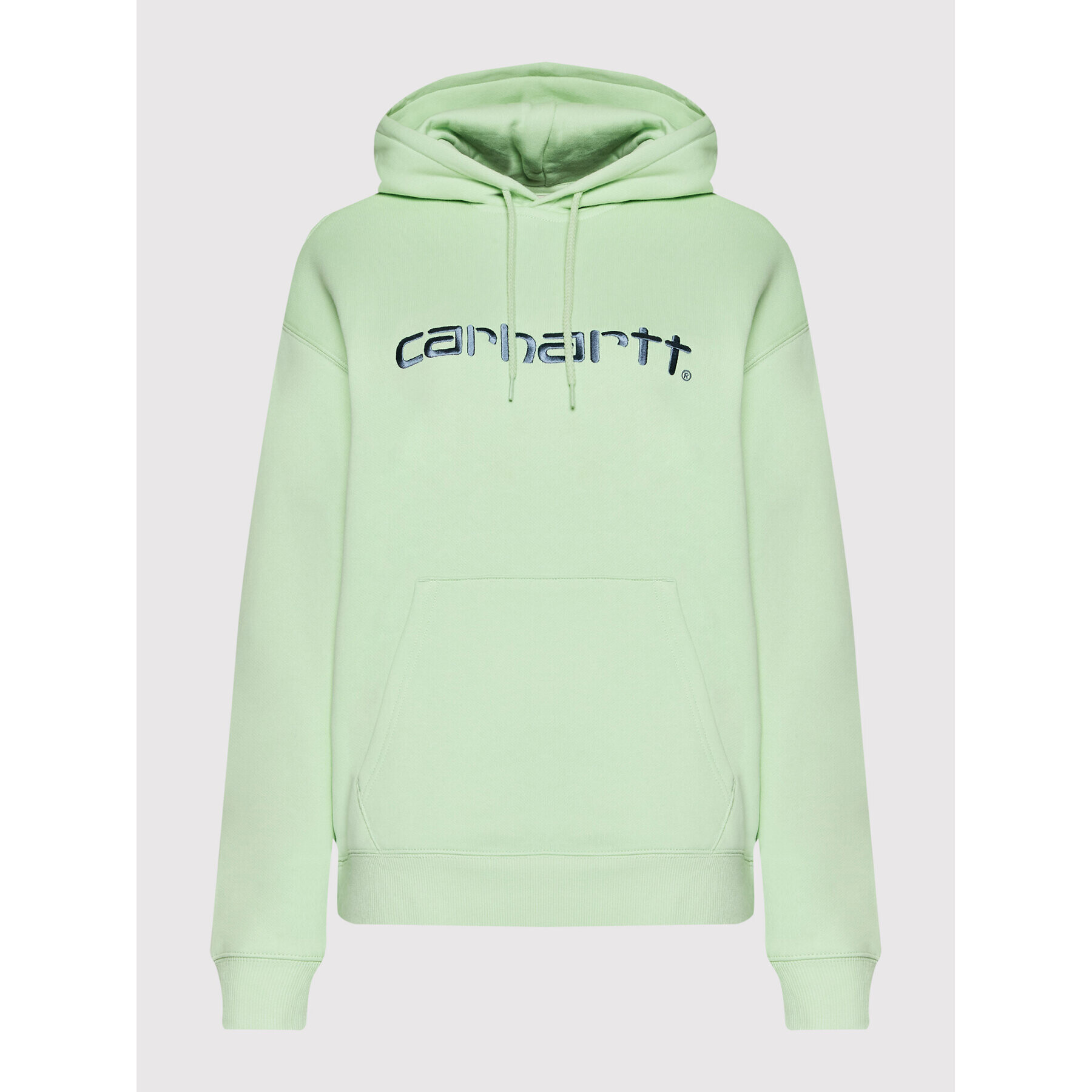 Carhartt WIP Суитшърт Hooded I027476 Зелен Relaxed Fit - Pepit.bg