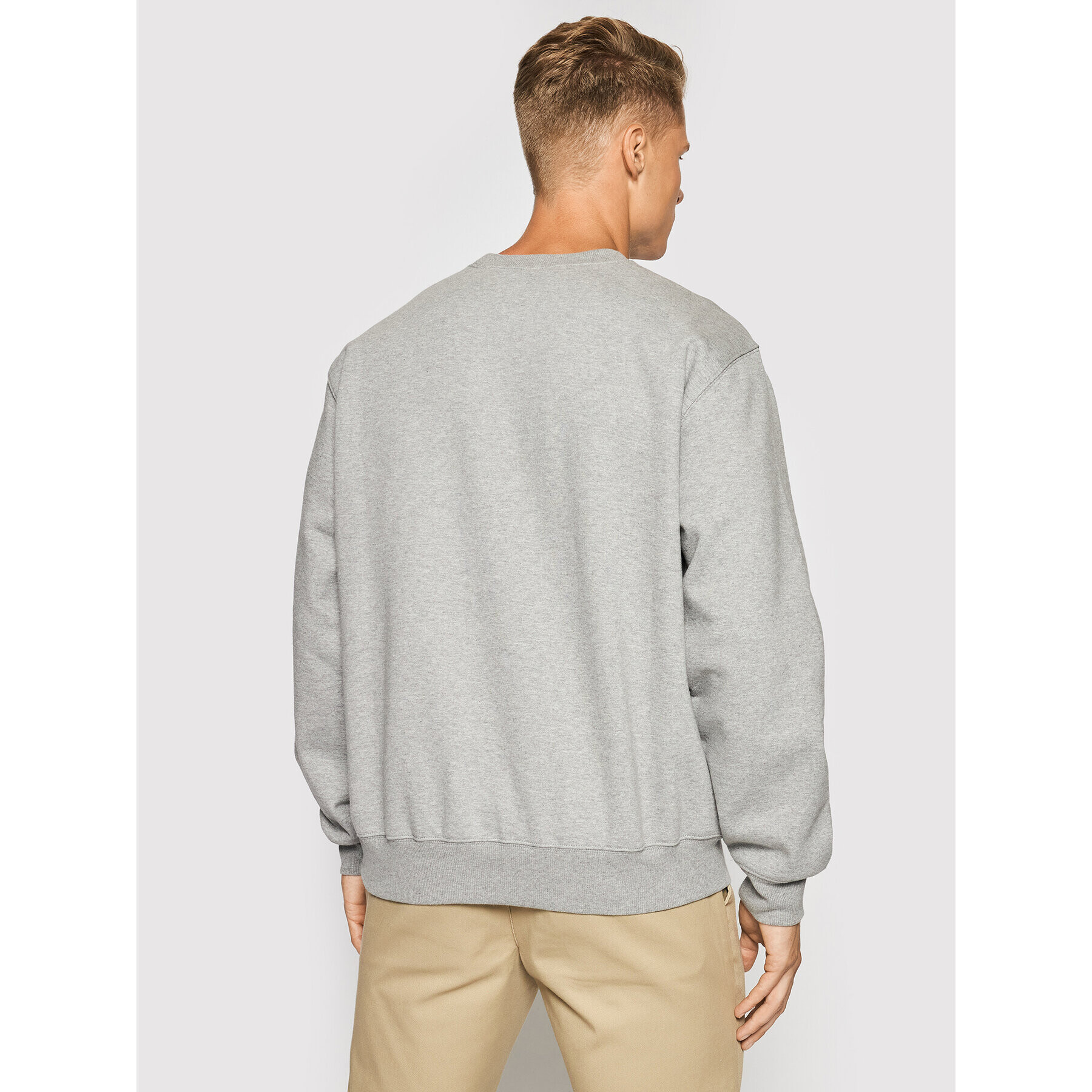 Carhartt WIP Суитшърт Stones Throw I029382 Сив Loose Fit - Pepit.bg