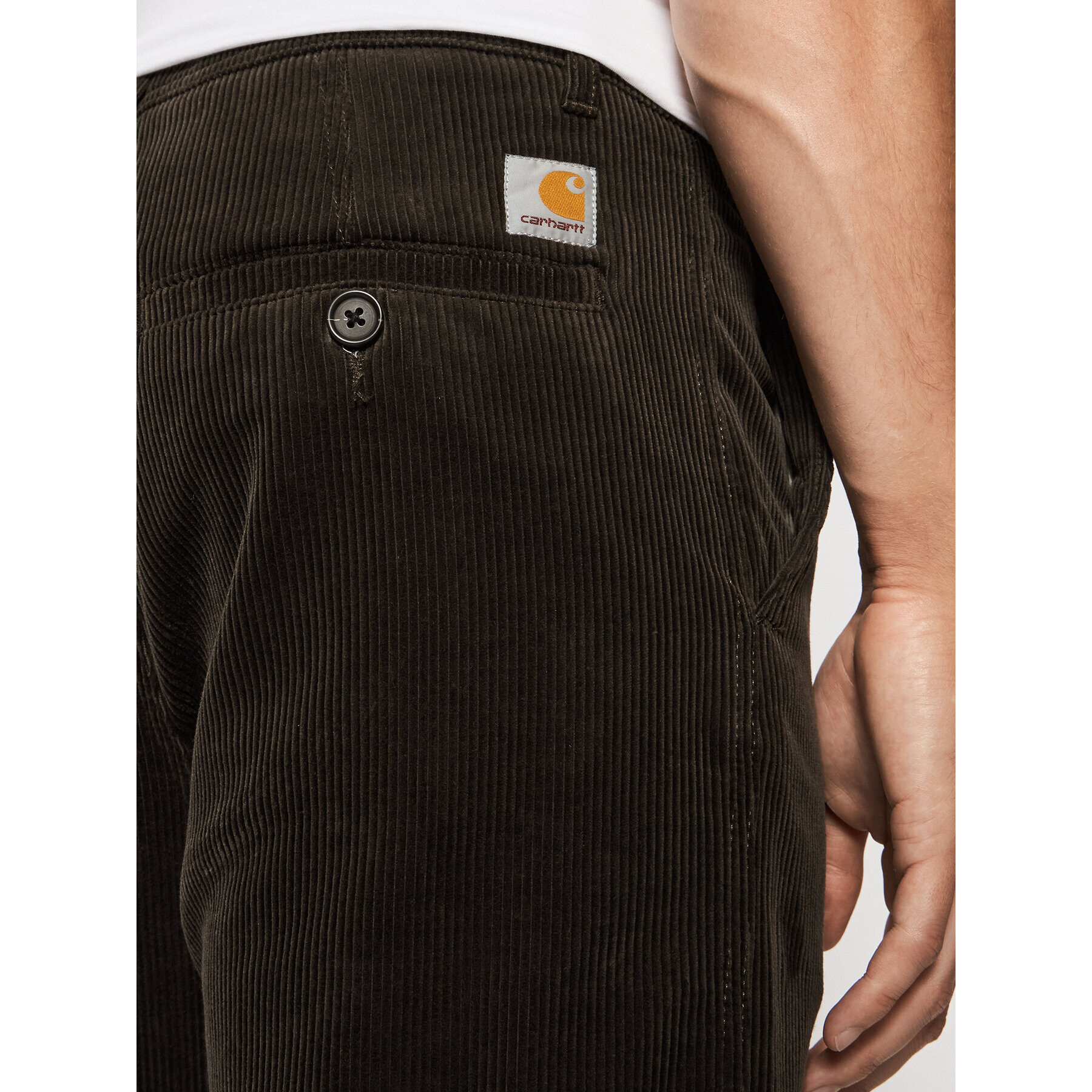 Carhartt WIP Текстилни панталони Menson I028630 Кафяв Regular Fit - Pepit.bg