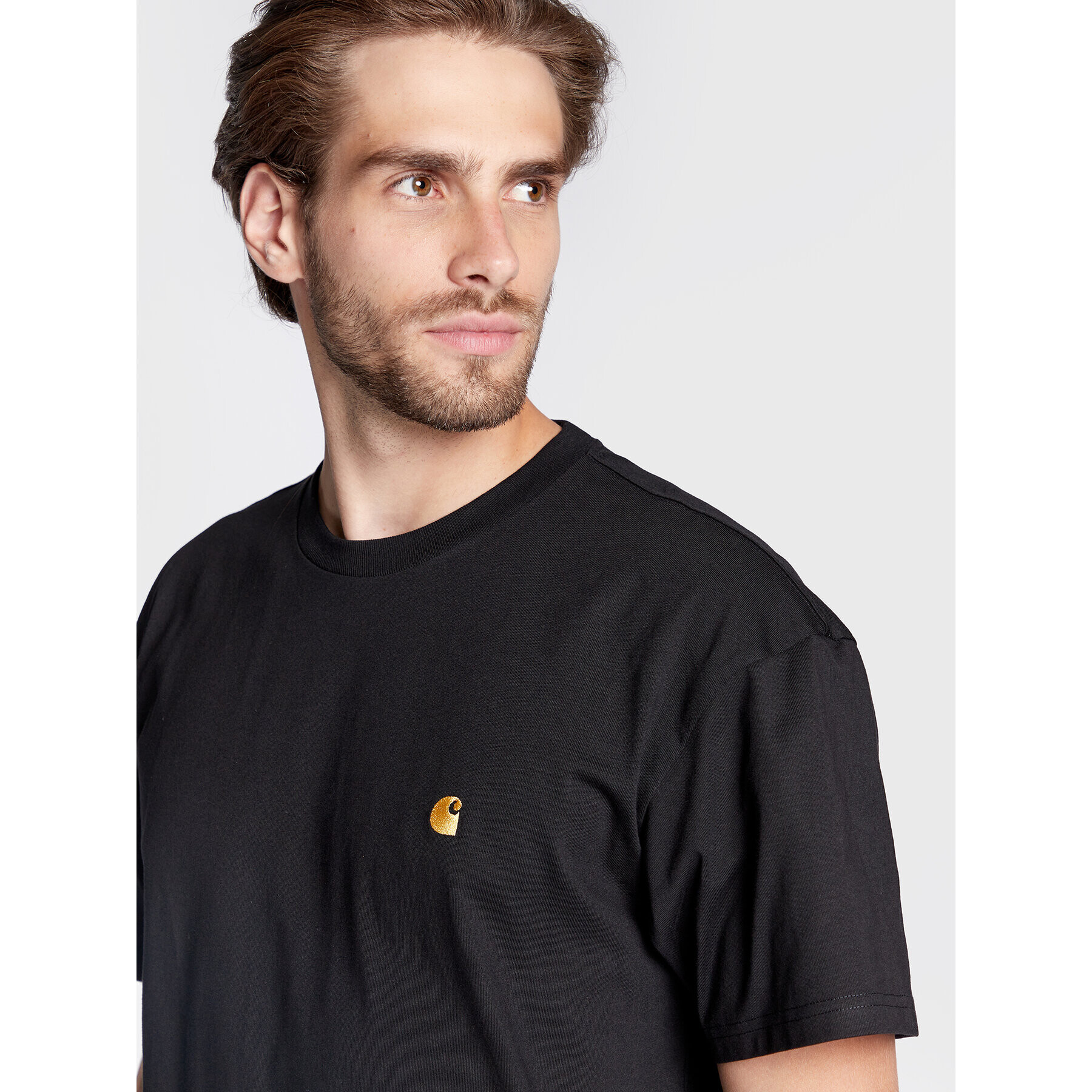 Carhartt WIP Тишърт Chase I026391 Черен Regular Fit - Pepit.bg