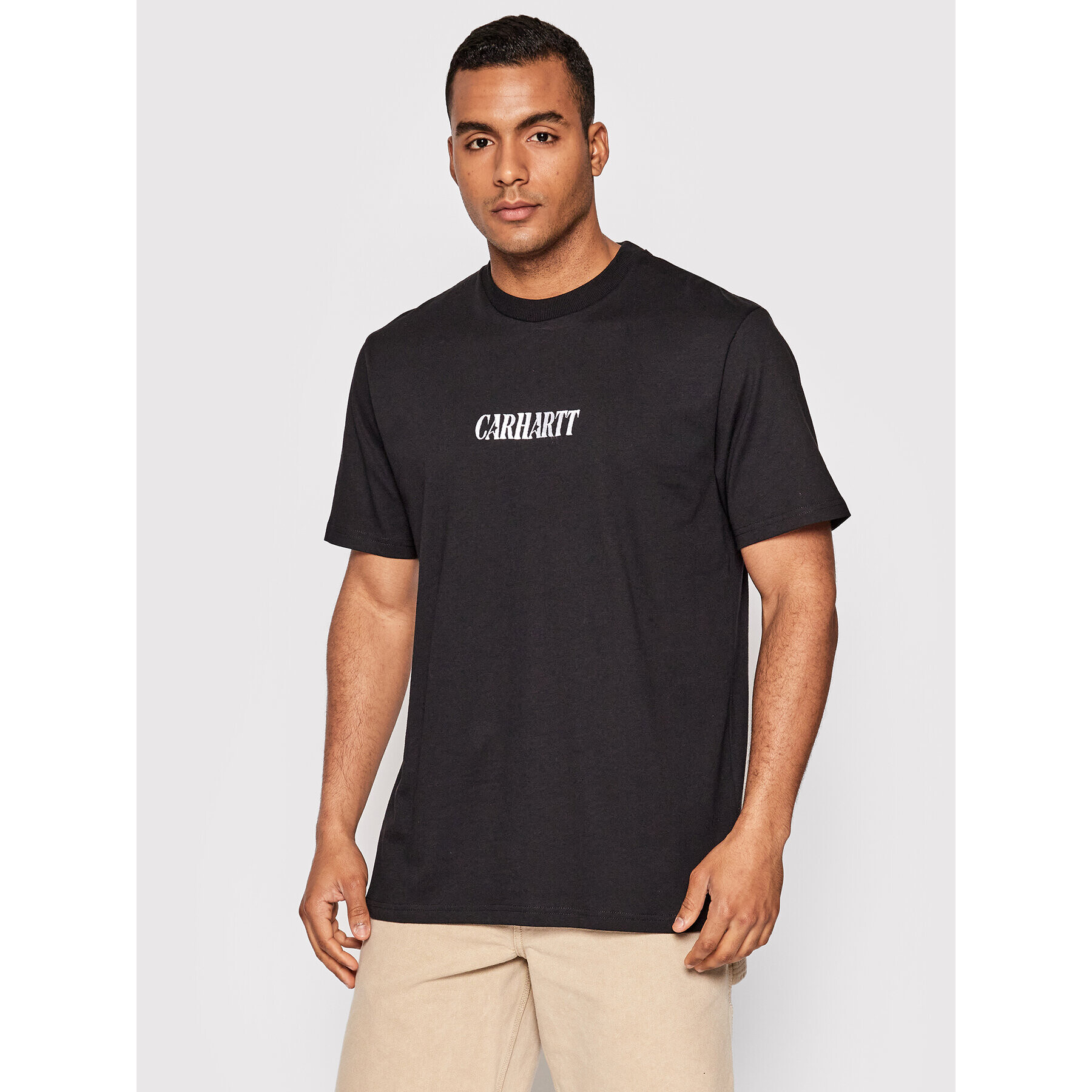 Carhartt WIP Тишърт Multi Star Script I030198 Черен Regular Fit - Pepit.bg