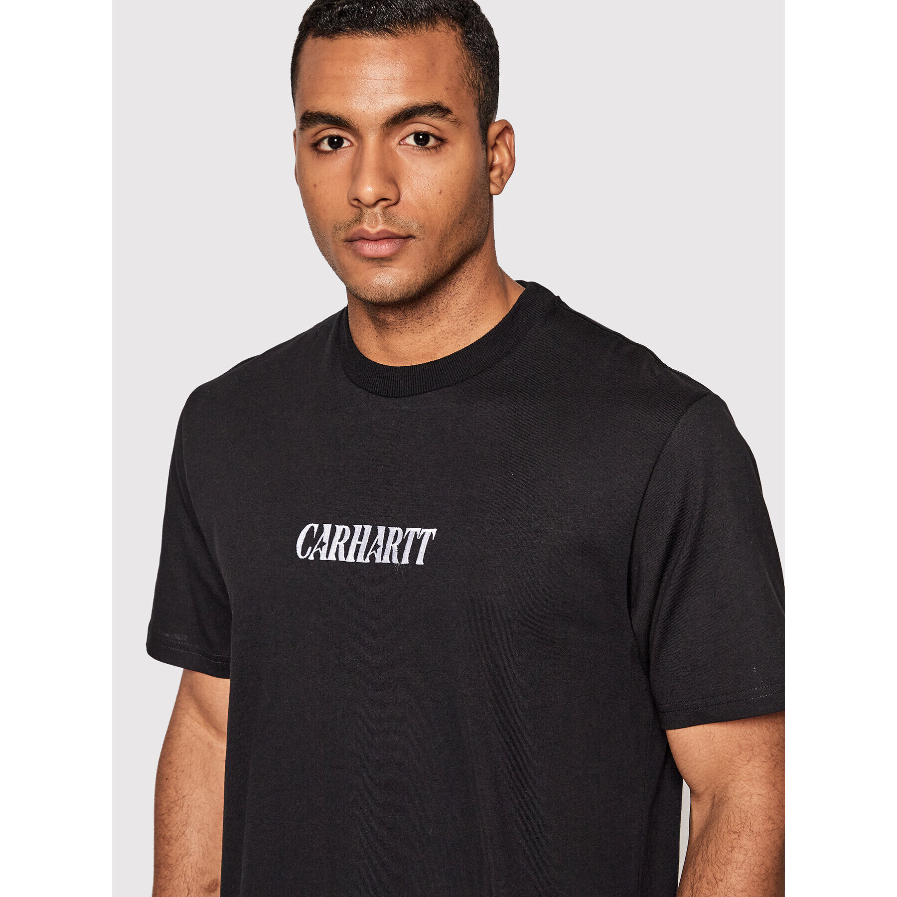 Carhartt WIP Тишърт Multi Star Script I030198 Черен Regular Fit - Pepit.bg