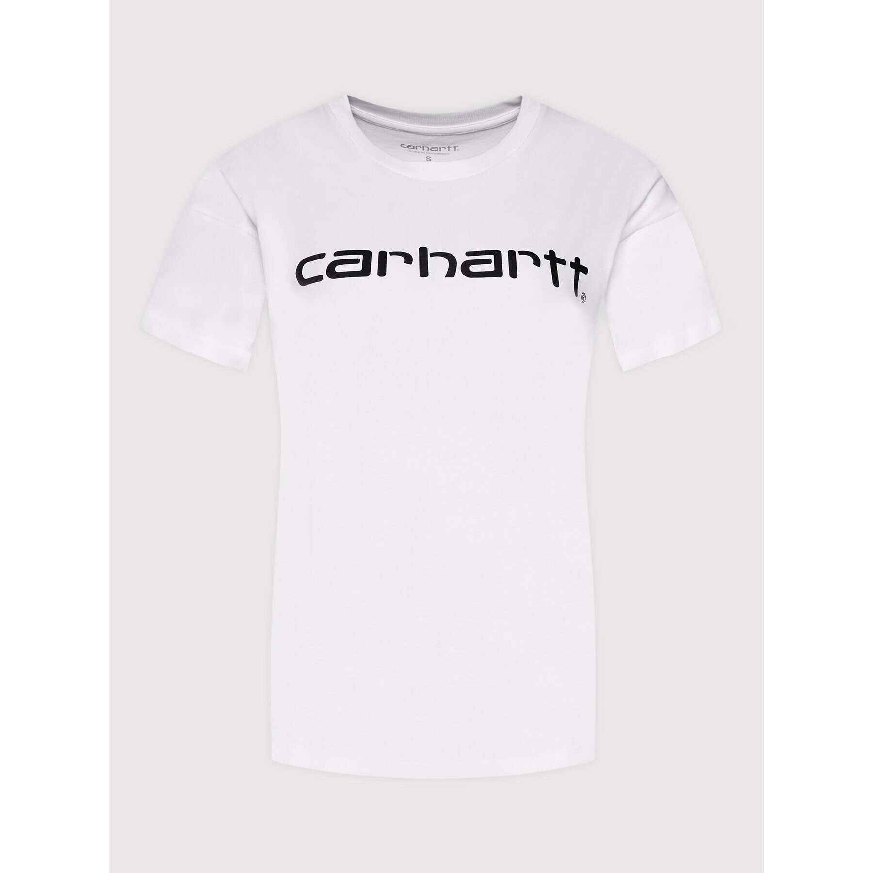 Carhartt WIP Тишърт Script I029076 Бял Relaxed Fit - Pepit.bg