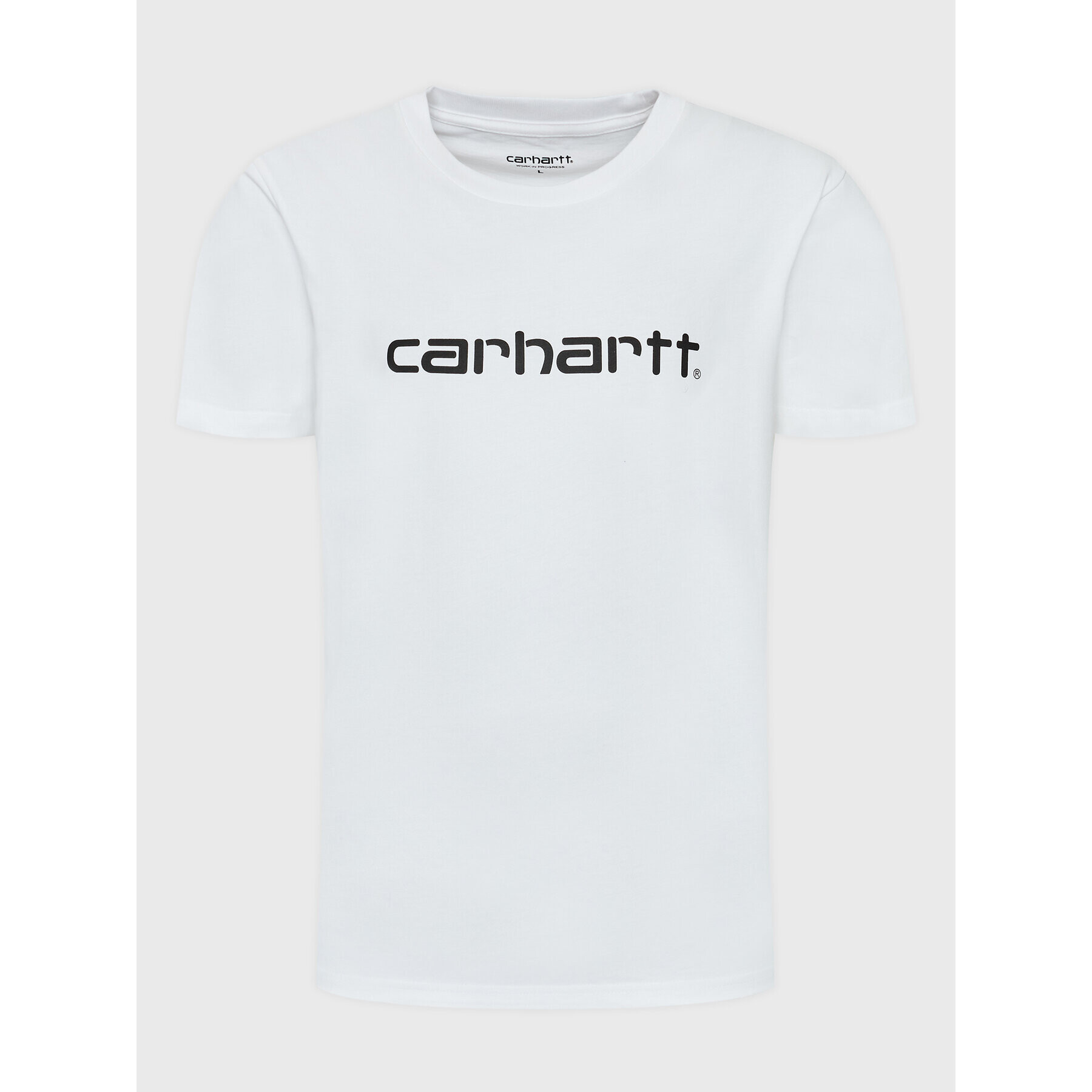 Carhartt WIP Тишърт Script I031047 Бял Regular Fit - Pepit.bg