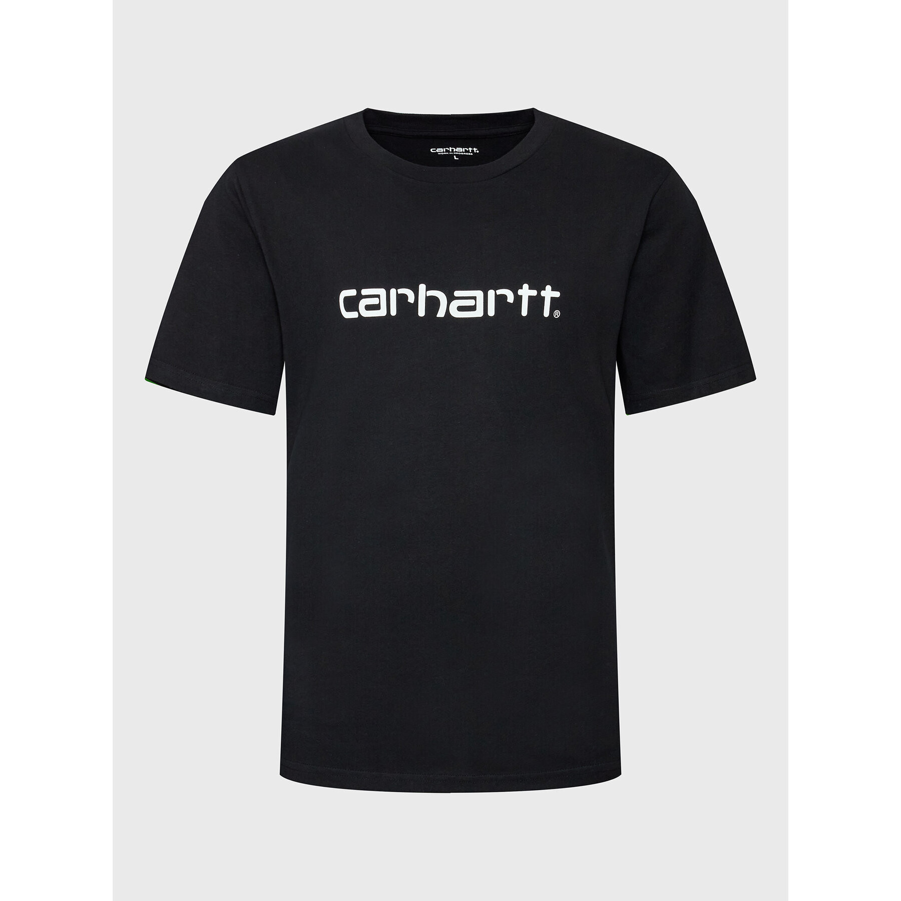 Carhartt WIP Тишърт Script I031047 Бял Regular Fit - Pepit.bg