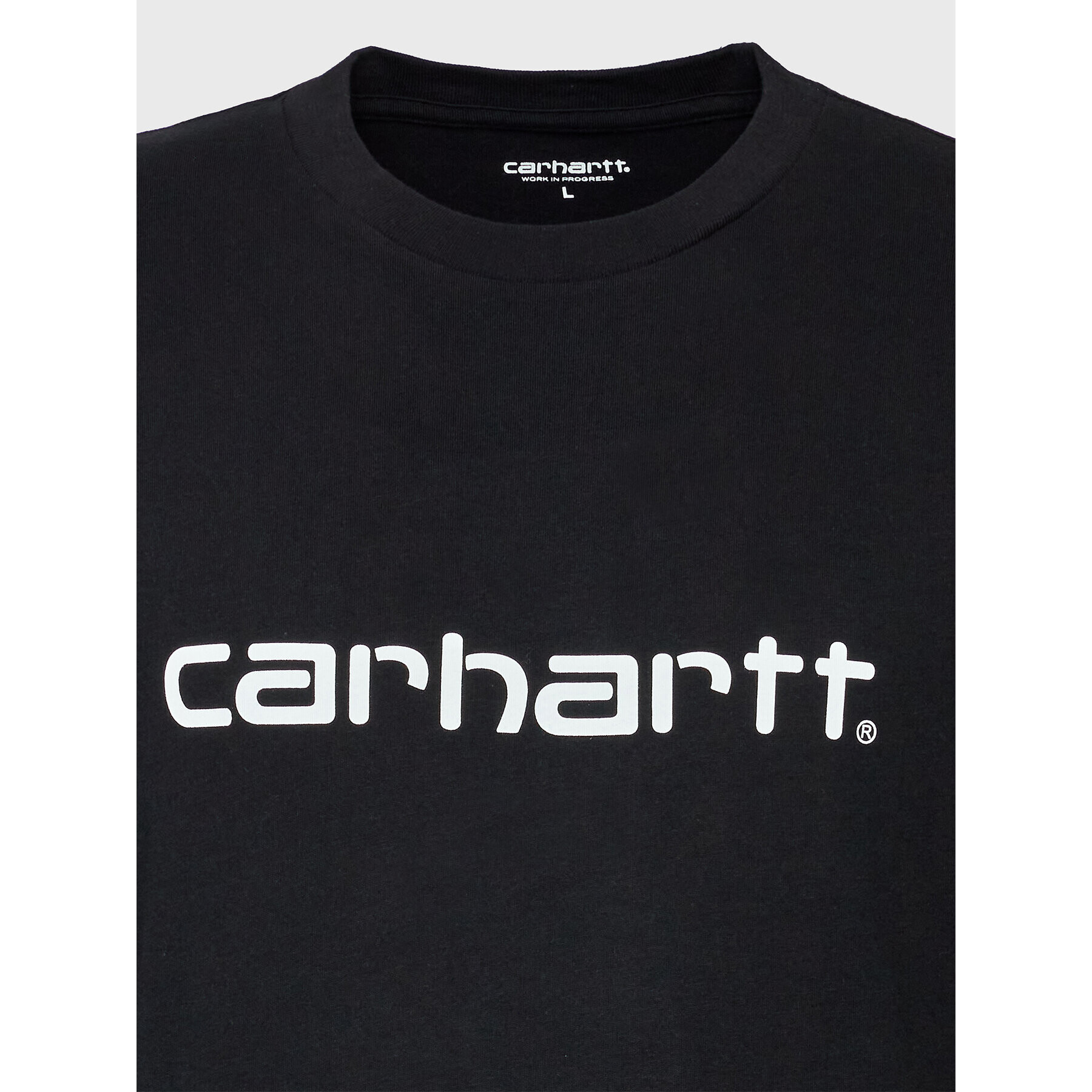 Carhartt WIP Тишърт Script I031047 Бял Regular Fit - Pepit.bg