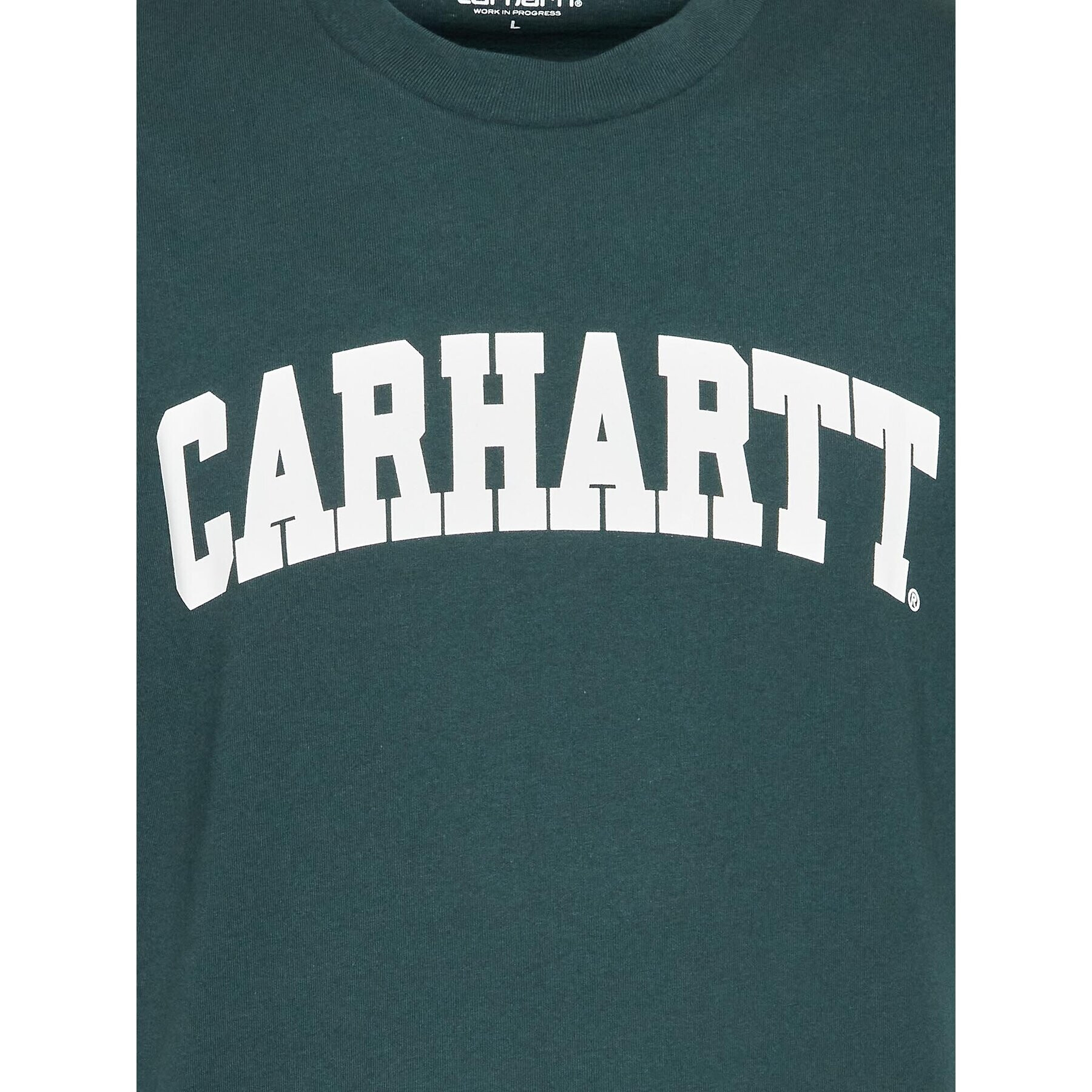 Carhartt WIP Тишърт University I028990 Зелен Regular Fit - Pepit.bg