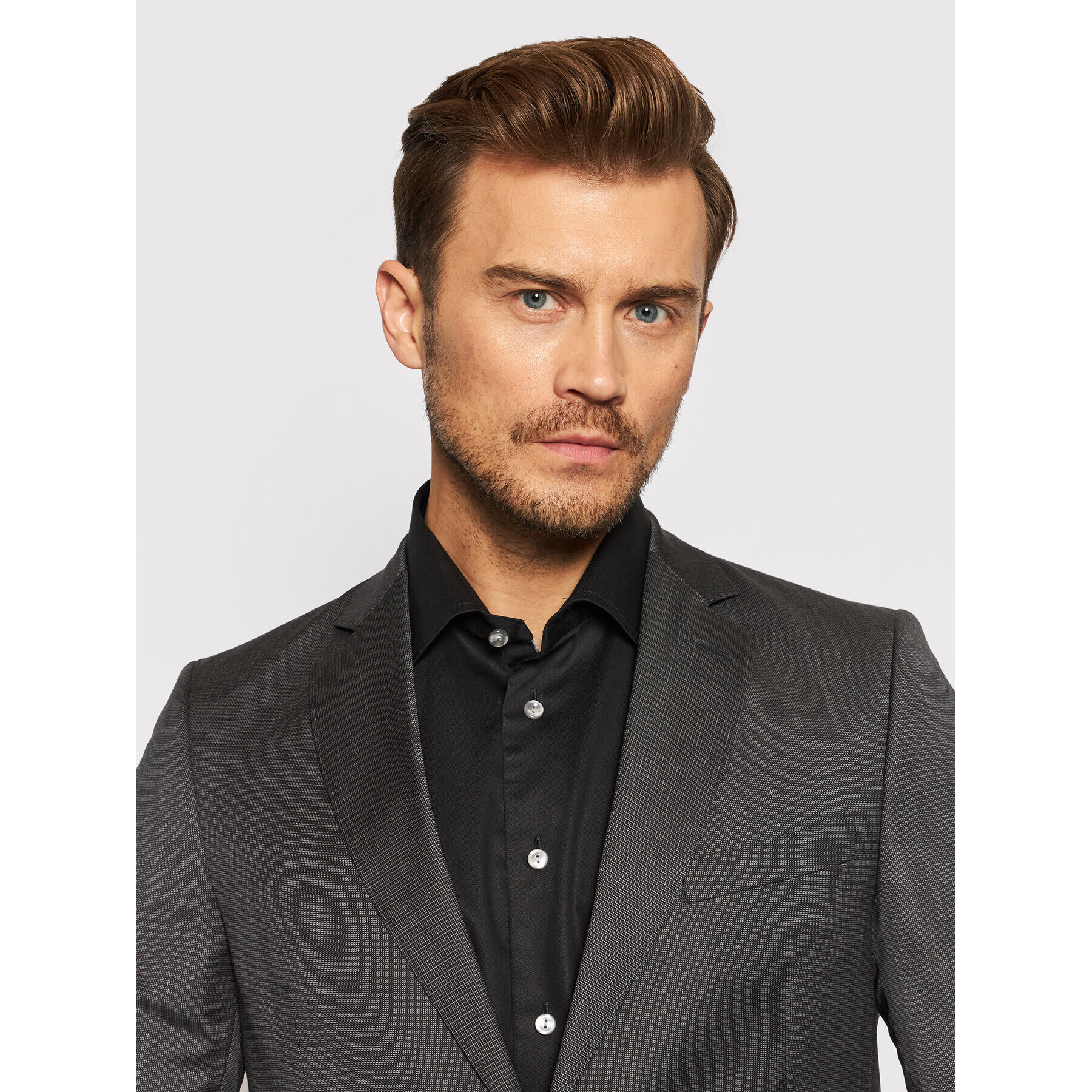 Carl Gross Сако Cg Frinks 061S0-70 Сив Sharp Fit - Pepit.bg