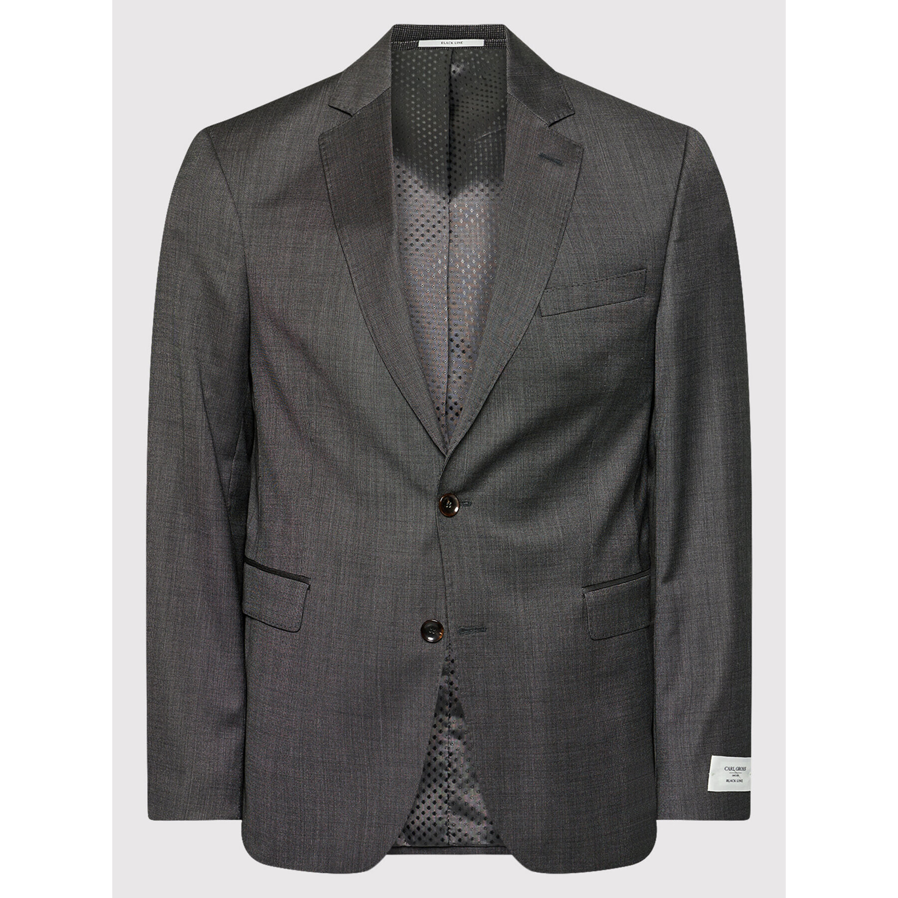 Carl Gross Сако Cg Frinks 061S0-70 Сив Sharp Fit - Pepit.bg