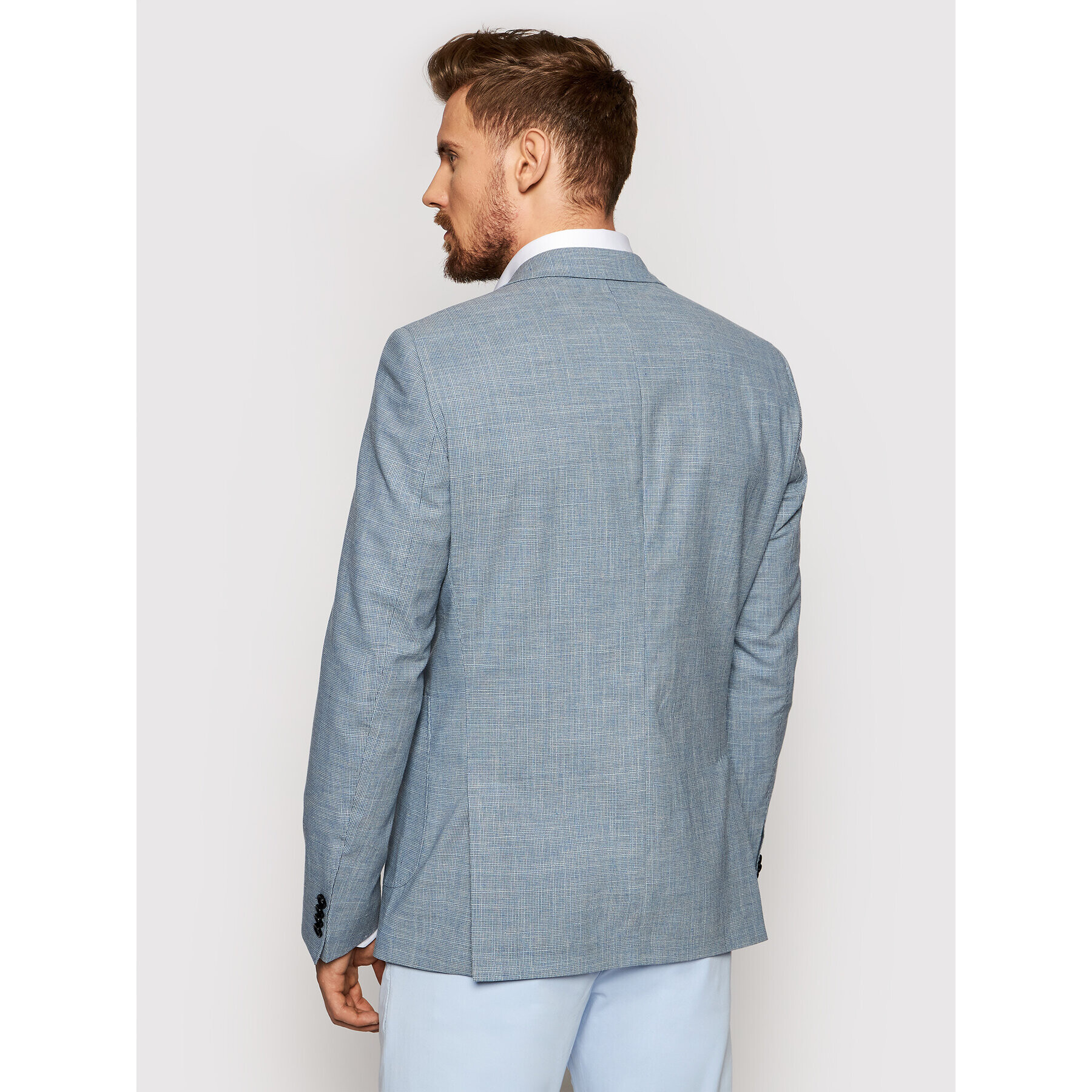 Carl Gross Сако Sg Florus Sv 127882-001 Син Modern Fit - Pepit.bg