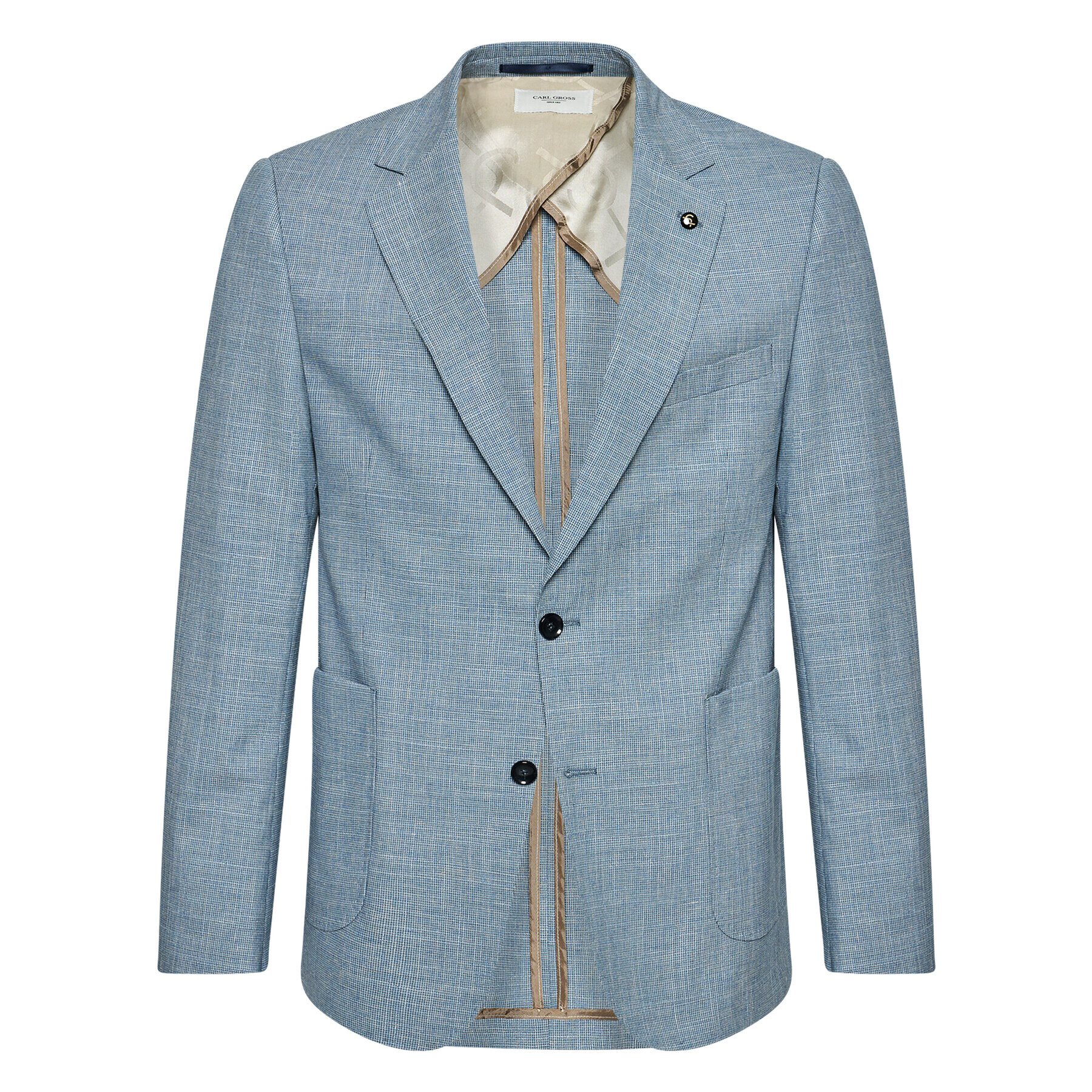 Carl Gross Сако Sg Florus Sv 127882-001 Син Modern Fit - Pepit.bg