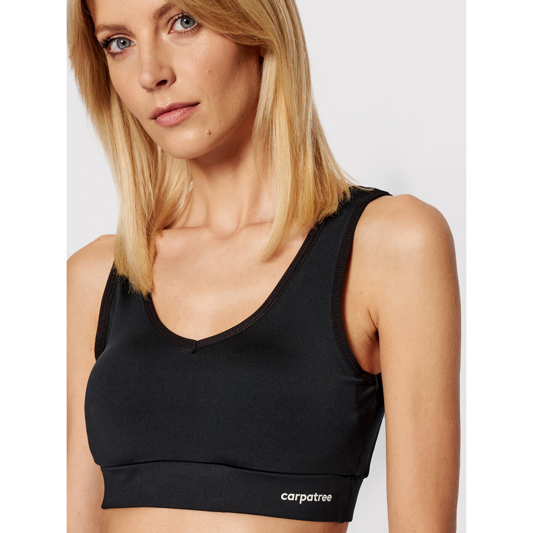 Carpatree Спортен сутиен Sheer Back CPW-SB-174-BL Черен - Pepit.bg