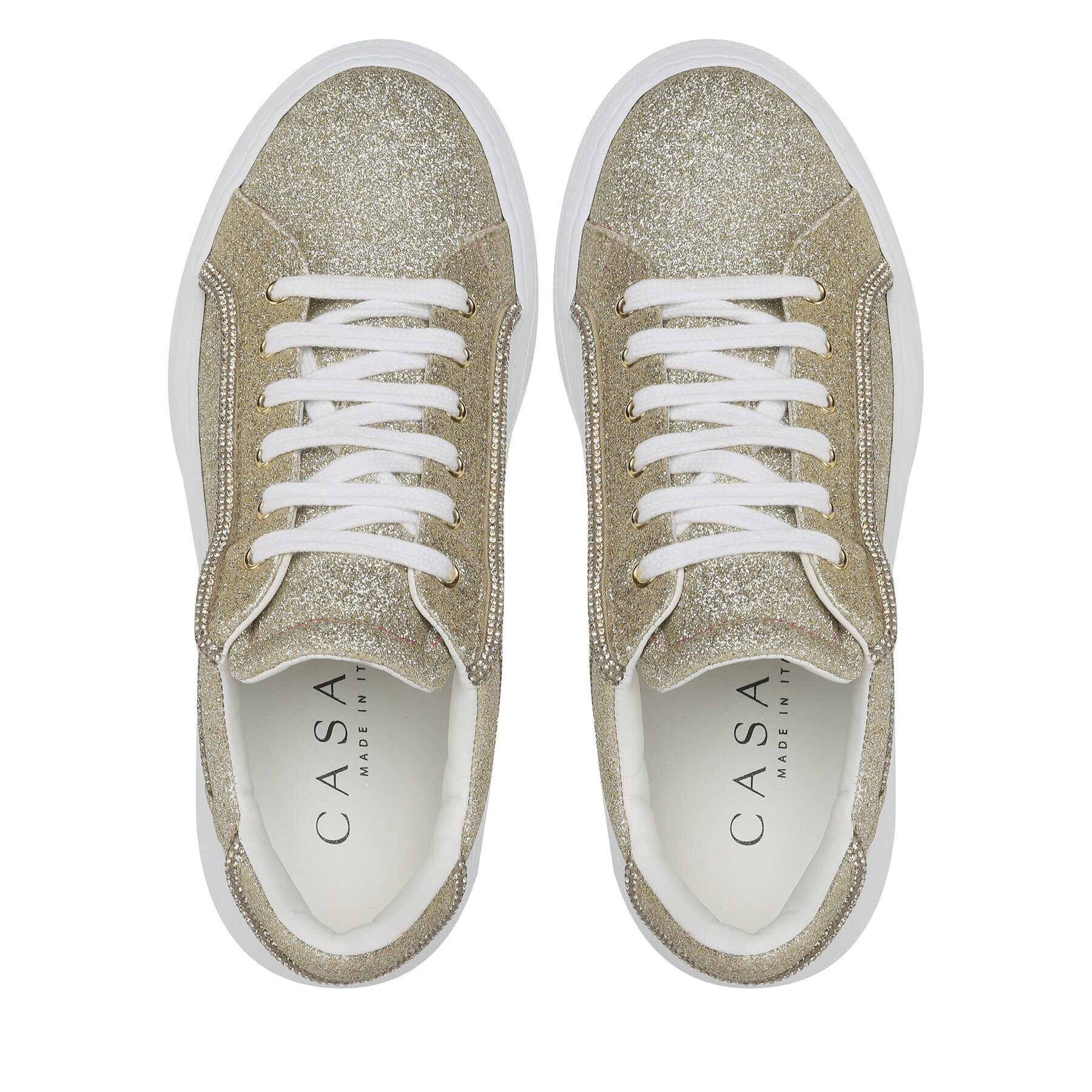 Casadei Сникърси 2X971V0201C1973B084 Златист - Pepit.bg