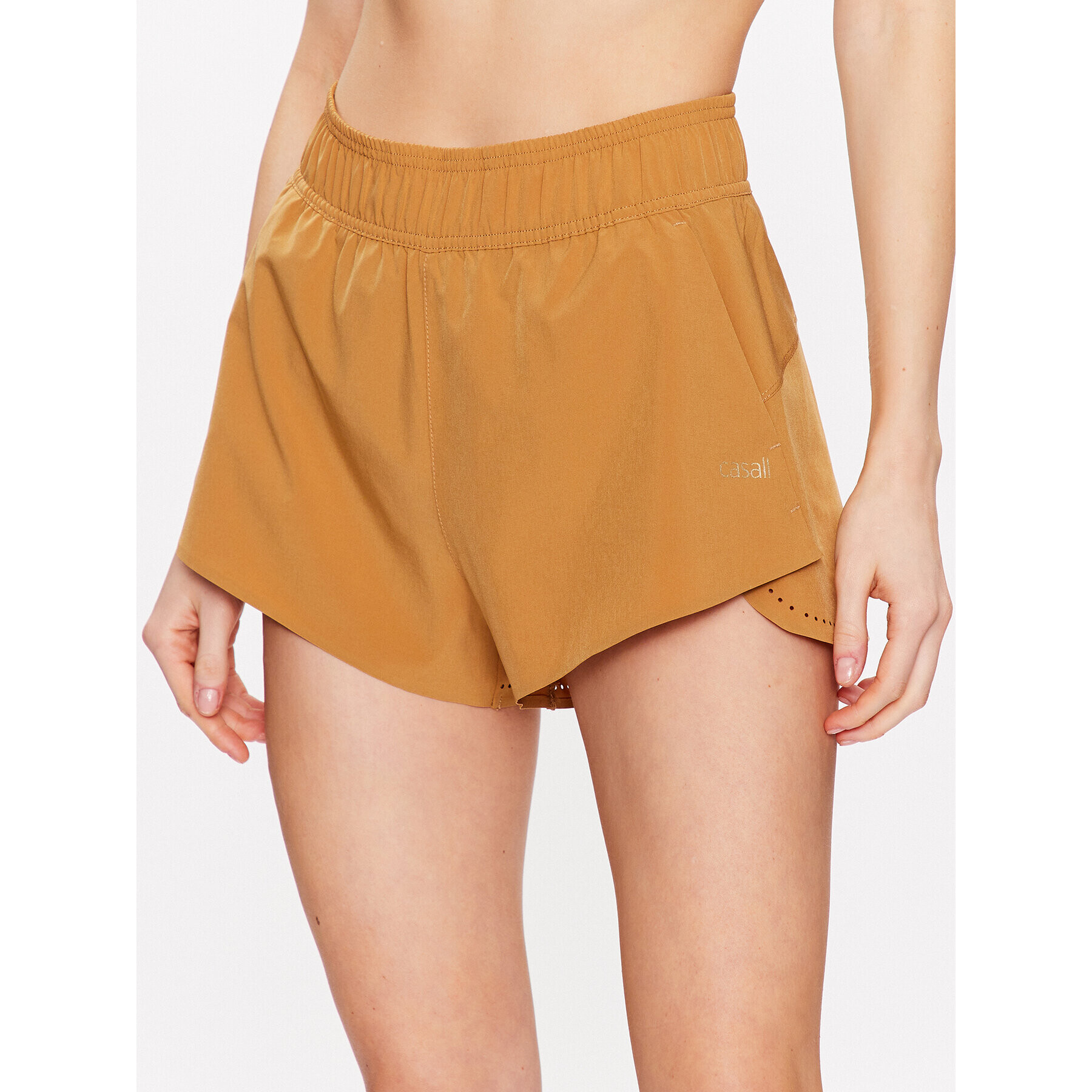 Casall Спортни шорти 23154-371 Кафяв Regular Fit - Pepit.bg