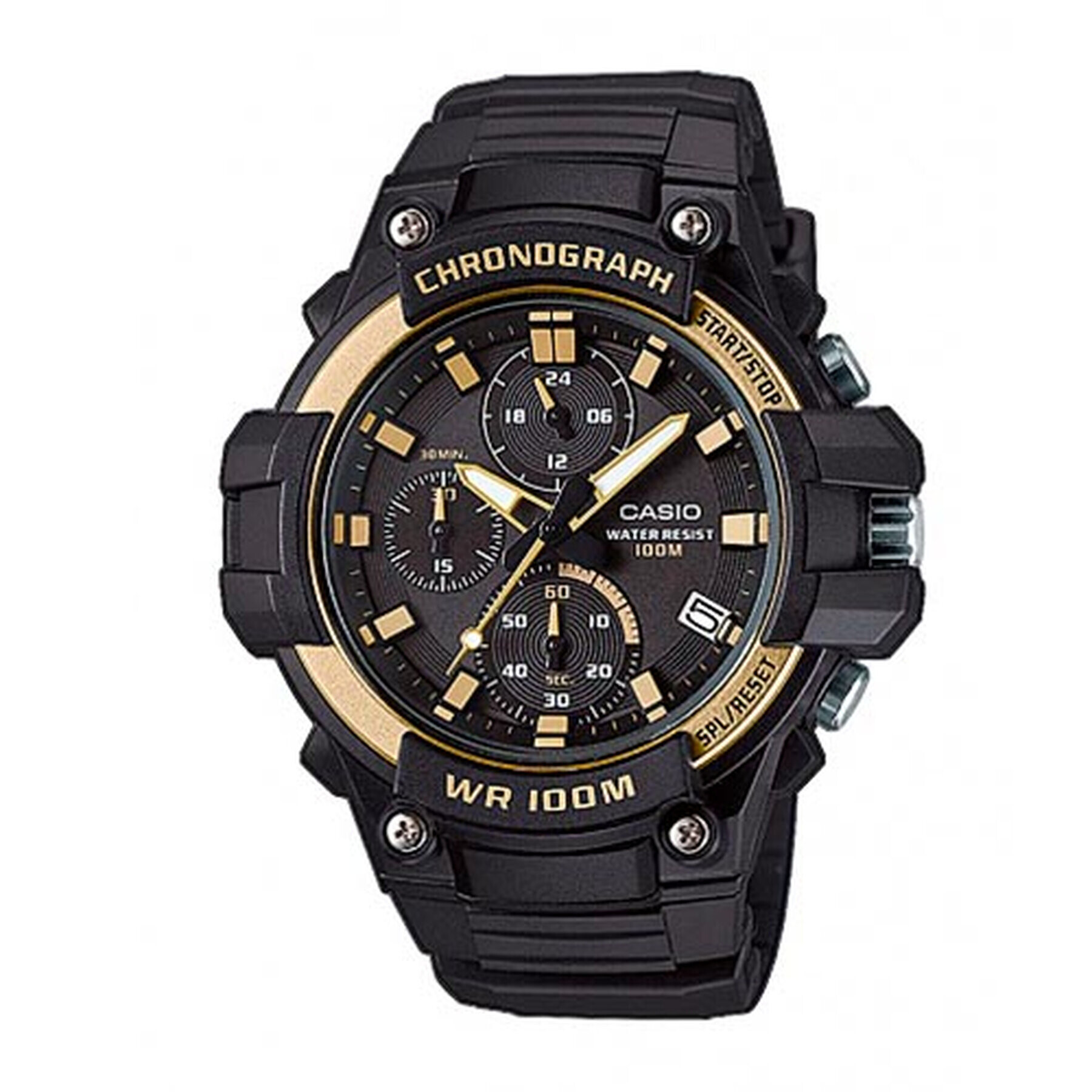 Casio Часовник Basic Chrono MCW-110H-9AVEF Черен - Pepit.bg