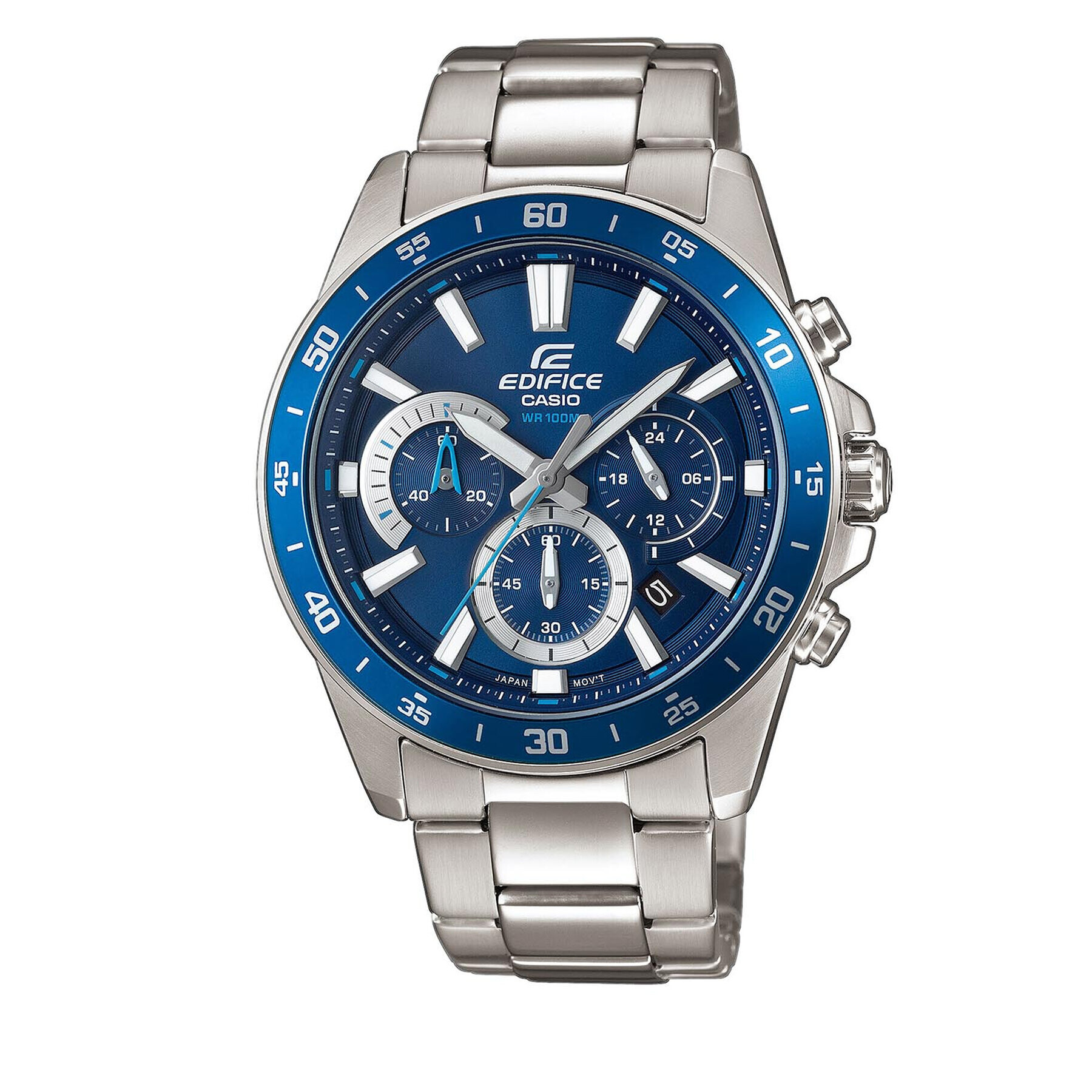 Casio Часовник Edifice EFV-570D-2AVUEF Сребрист - Pepit.bg