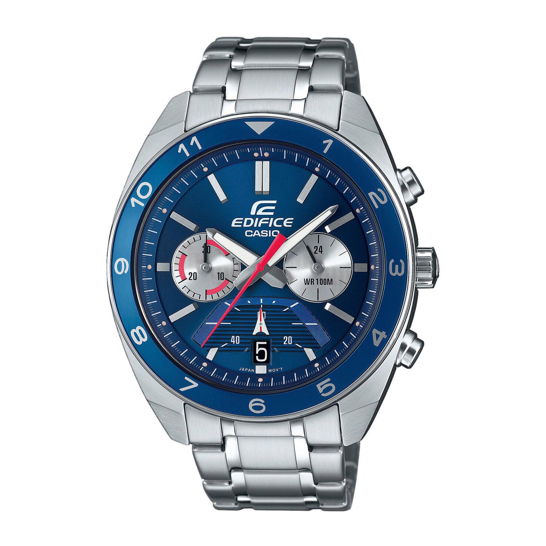 Casio Часовник Edifice EFV-590D-2AVUEF Сребрист - Pepit.bg