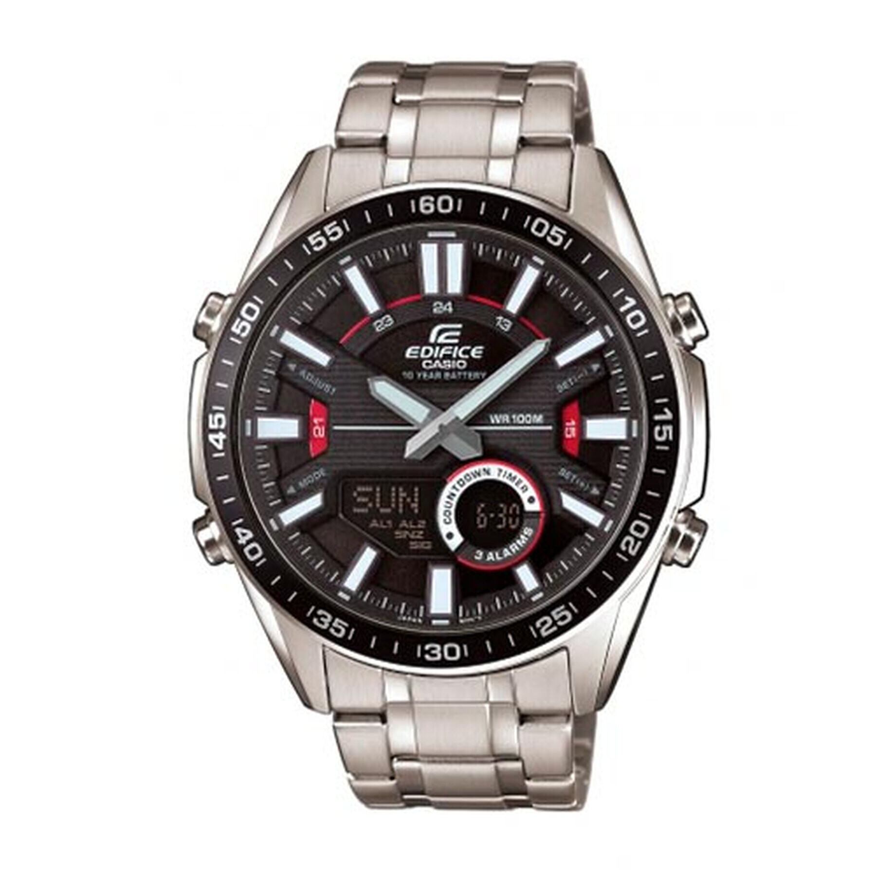 Casio Часовник Edifice EFV-C100D-1AVEF Сребрист - Pepit.bg