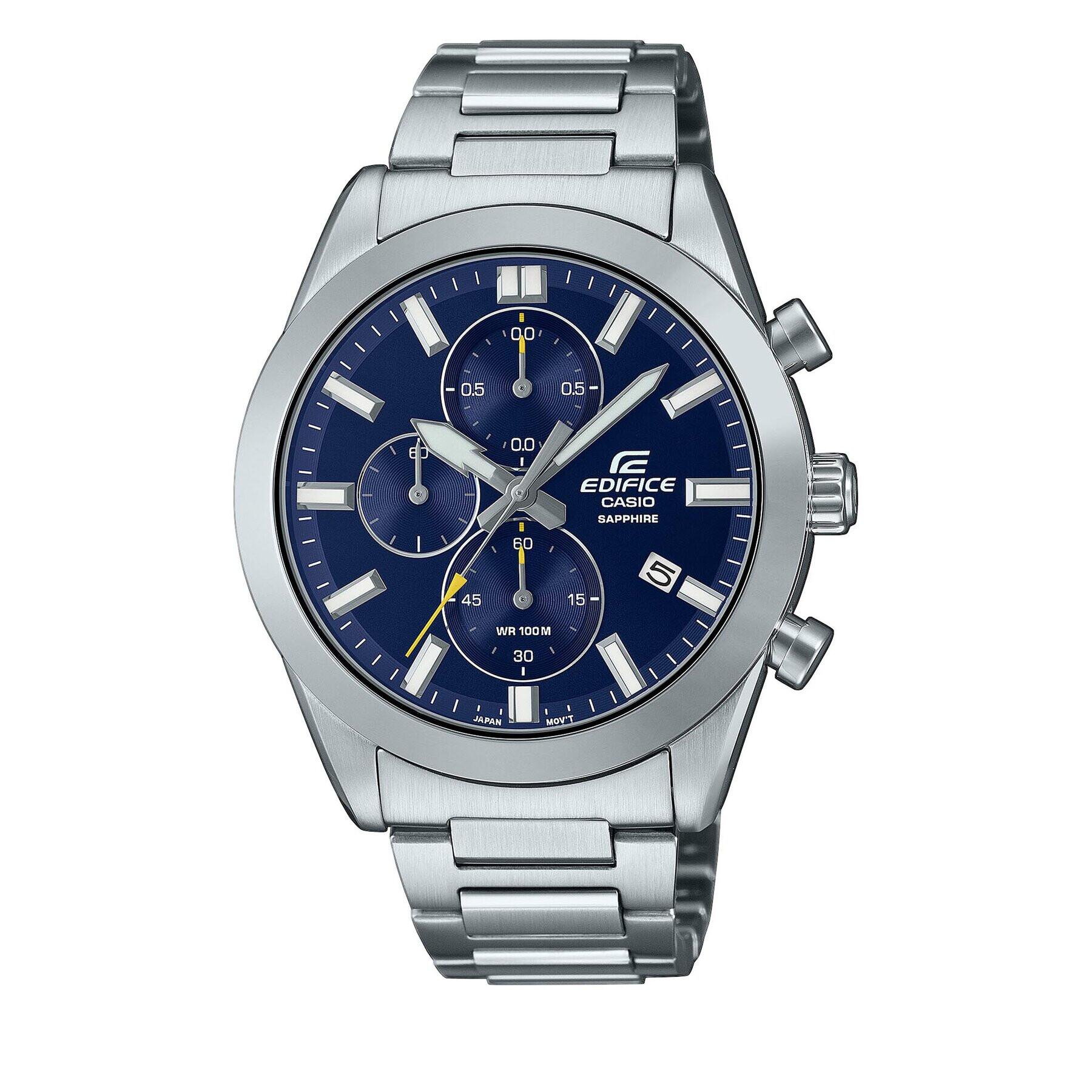 Casio Часовник Edifice Sapphire Chronograph EFB-710D-2AVUEF Сребрист - Pepit.bg