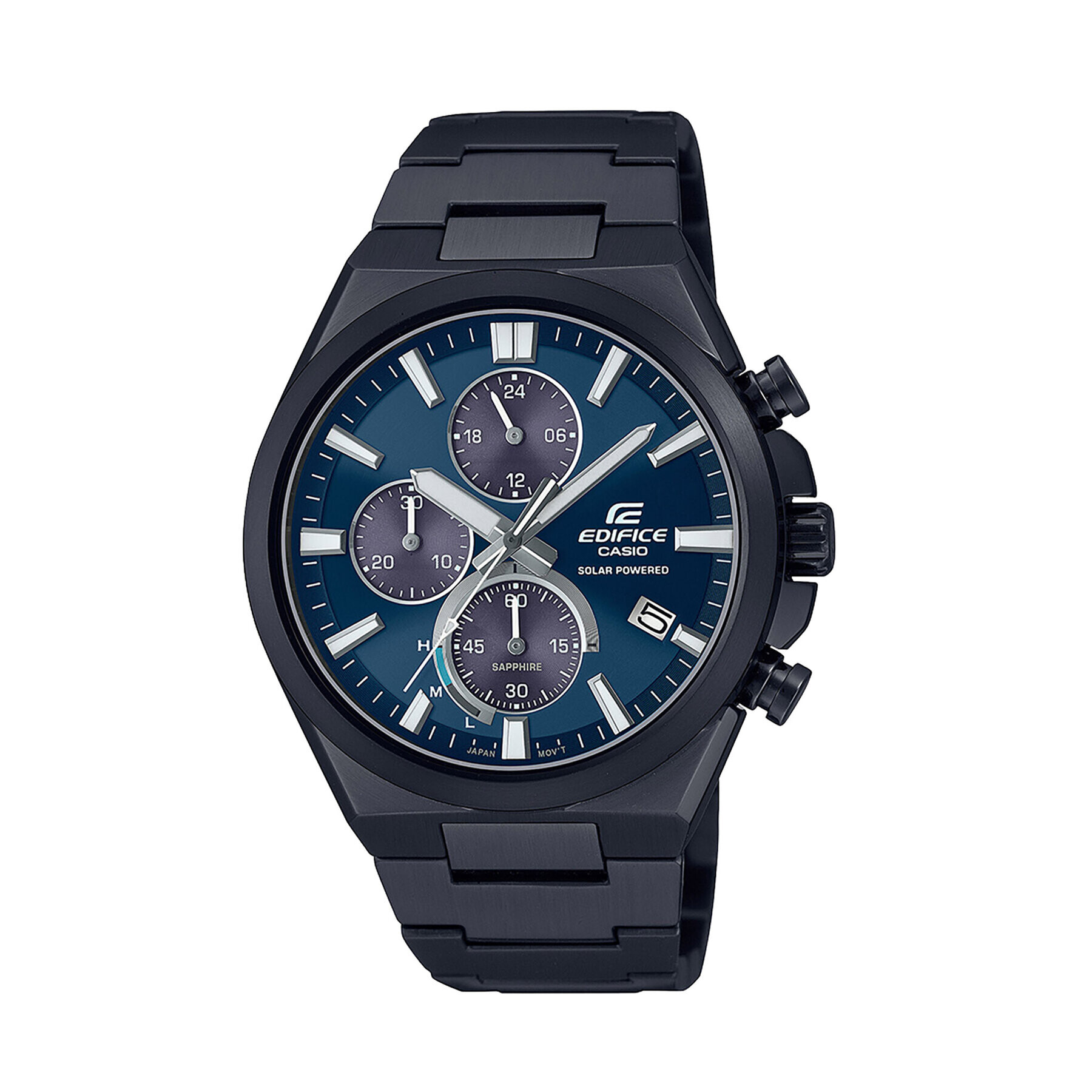 Casio Часовник Edifice Solar Powered Chronograph EFS-S630DC-2AVUEF Черен - Pepit.bg