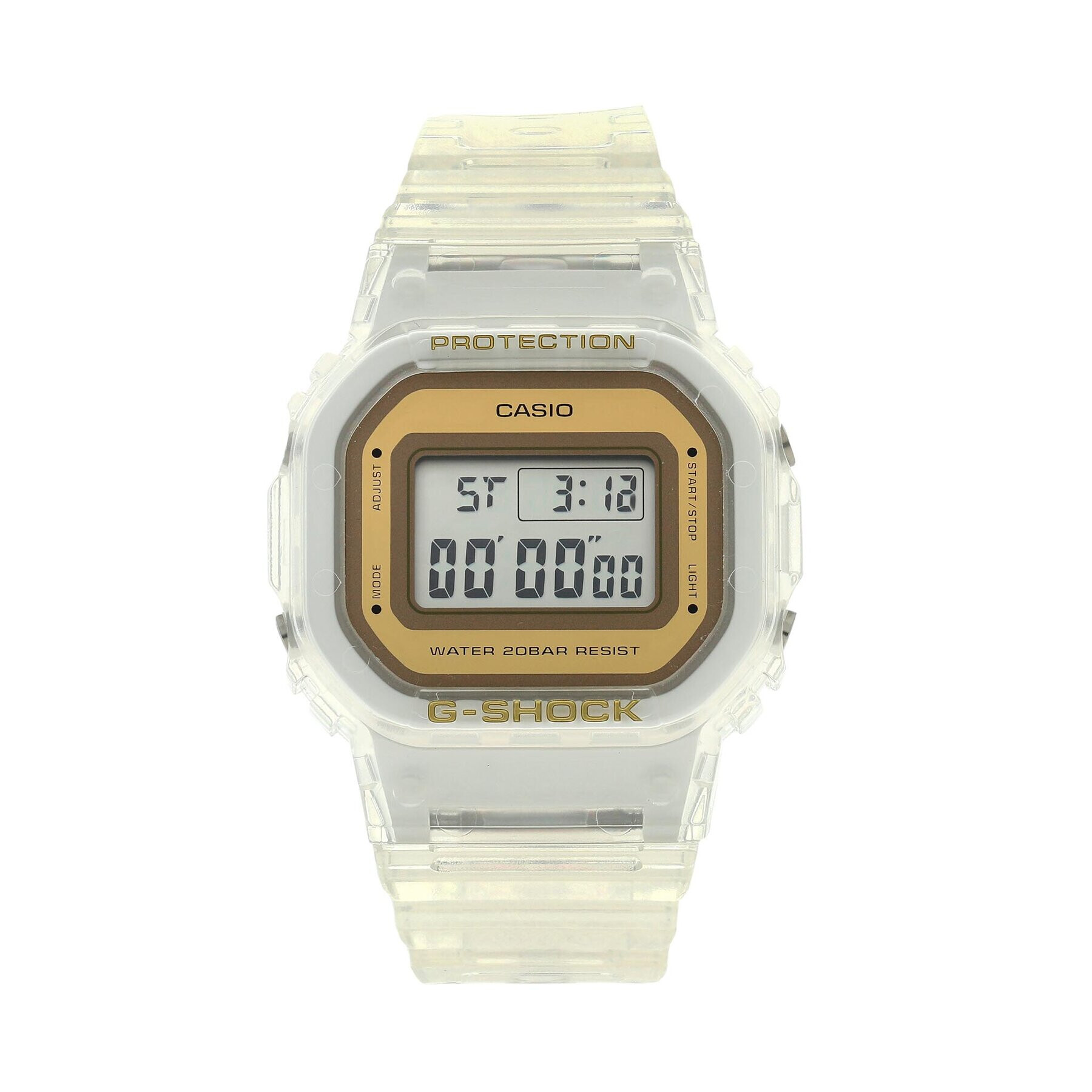 Casio Часовник GMD-S5600SG-7ER Бял - Pepit.bg