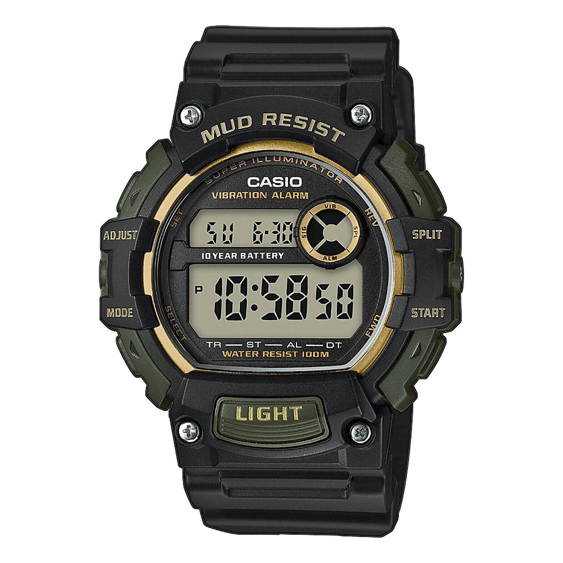 Casio Часовник Mud Resist TRT-110H-1A2VEF Черен - Pepit.bg