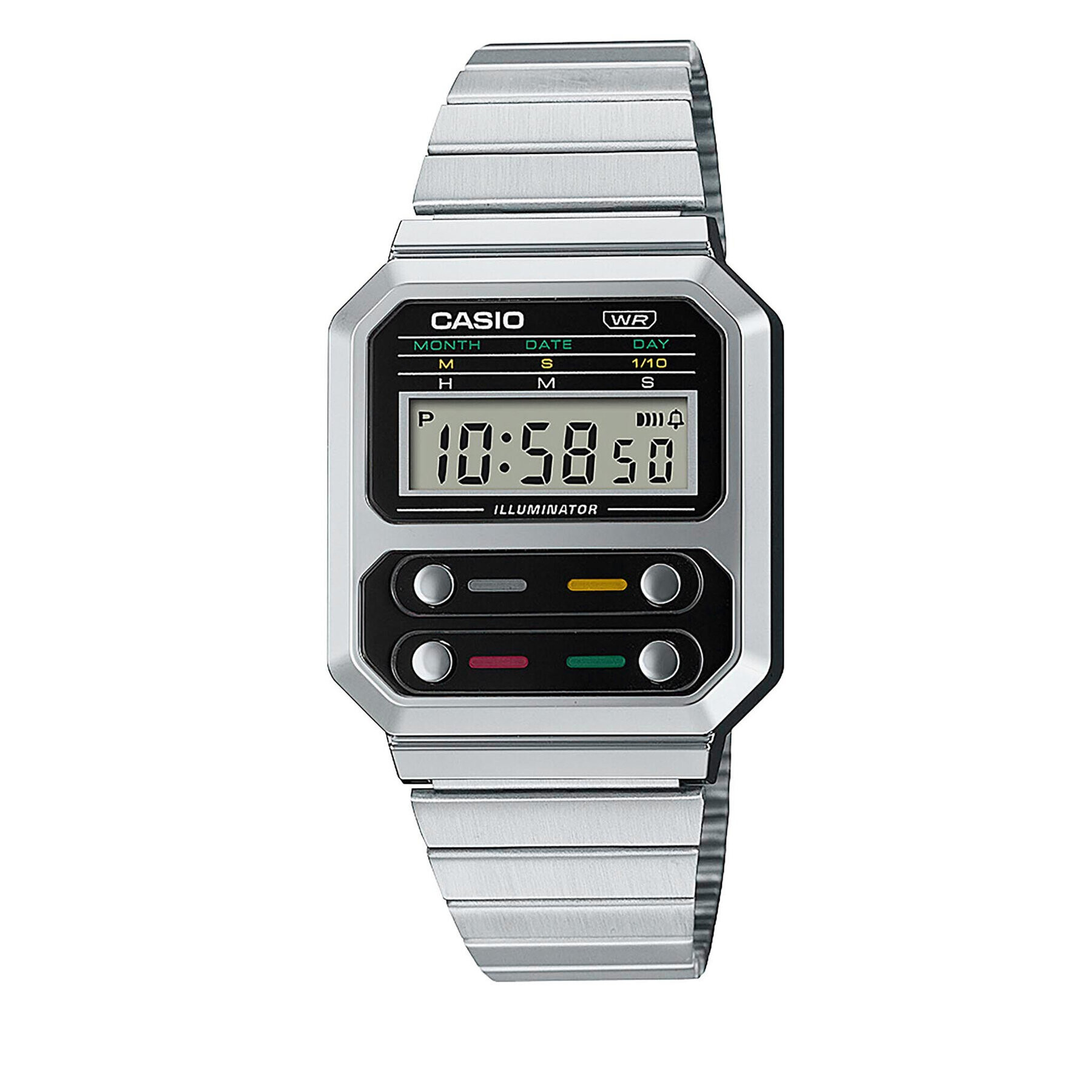 Casio Часовник Vintage A100WE-1AEF Сребрист - Pepit.bg