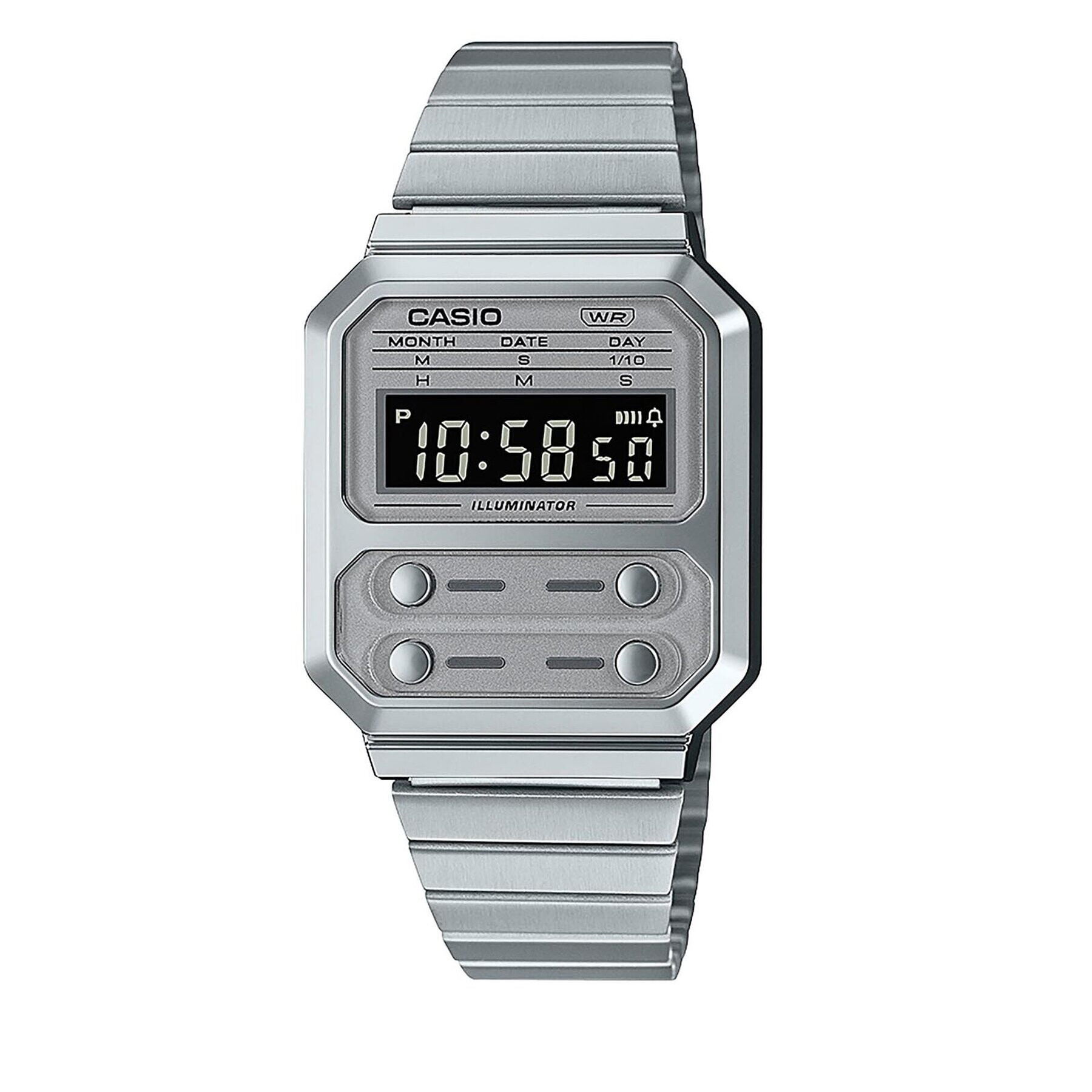 Casio Часовник Vintage A100WE-7BEF Сребрист - Pepit.bg