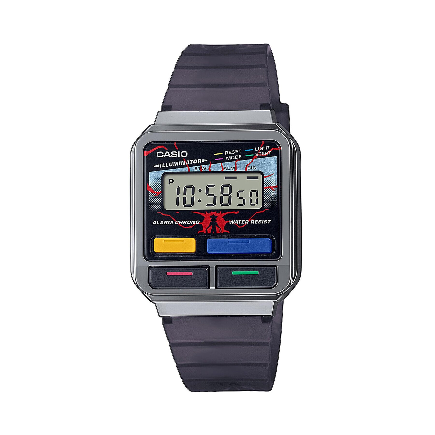 Casio Часовник Vintage Edgy Stranger Things A120WEST-1AER Сив - Pepit.bg