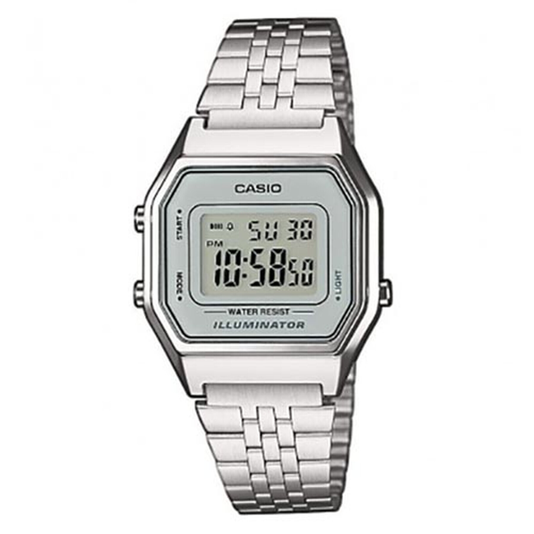 Casio Часовник Vintage LA680WEA-7EF Сребрист - Pepit.bg