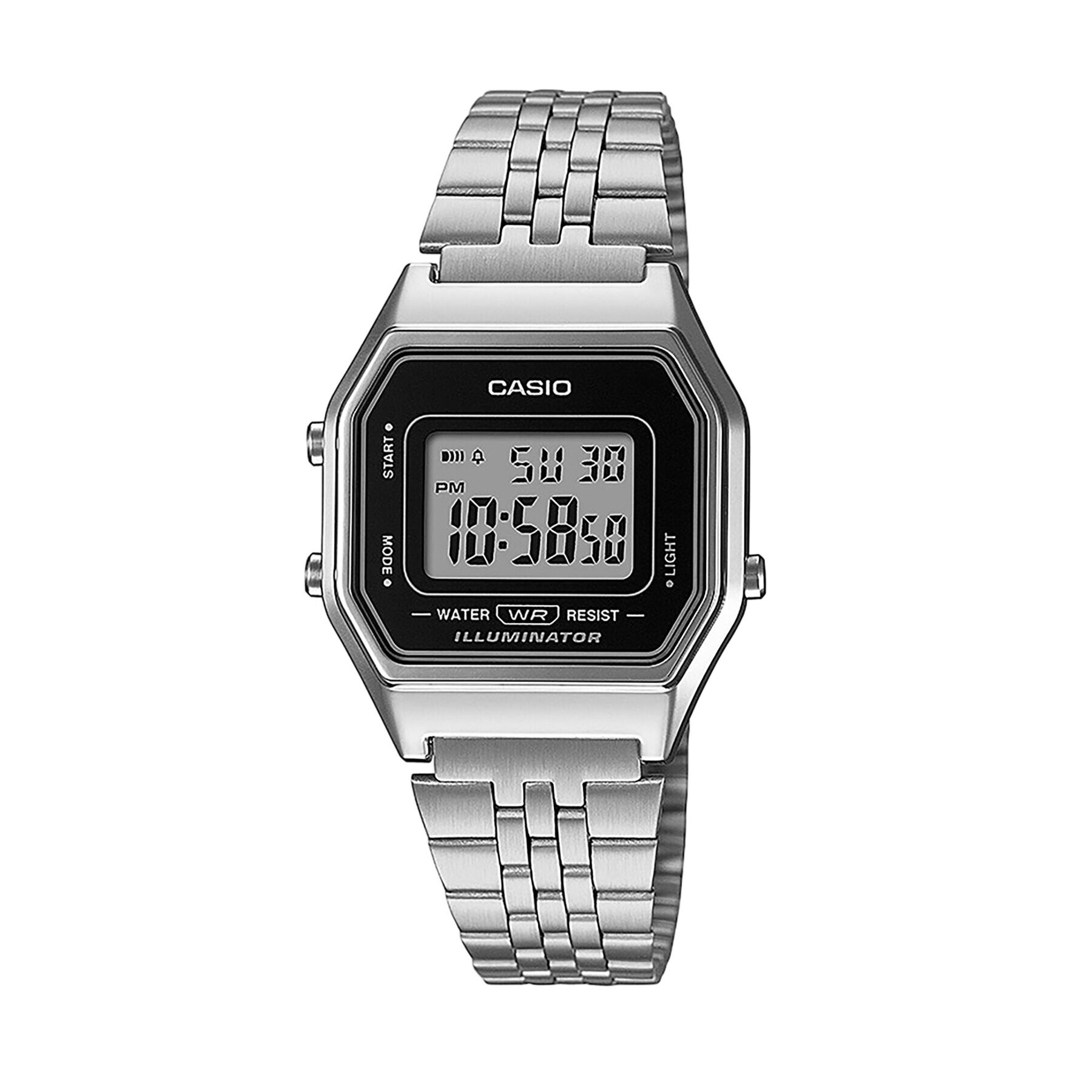 Casio Часовник Vintage LA680WEA-7EF Сребрист - Pepit.bg