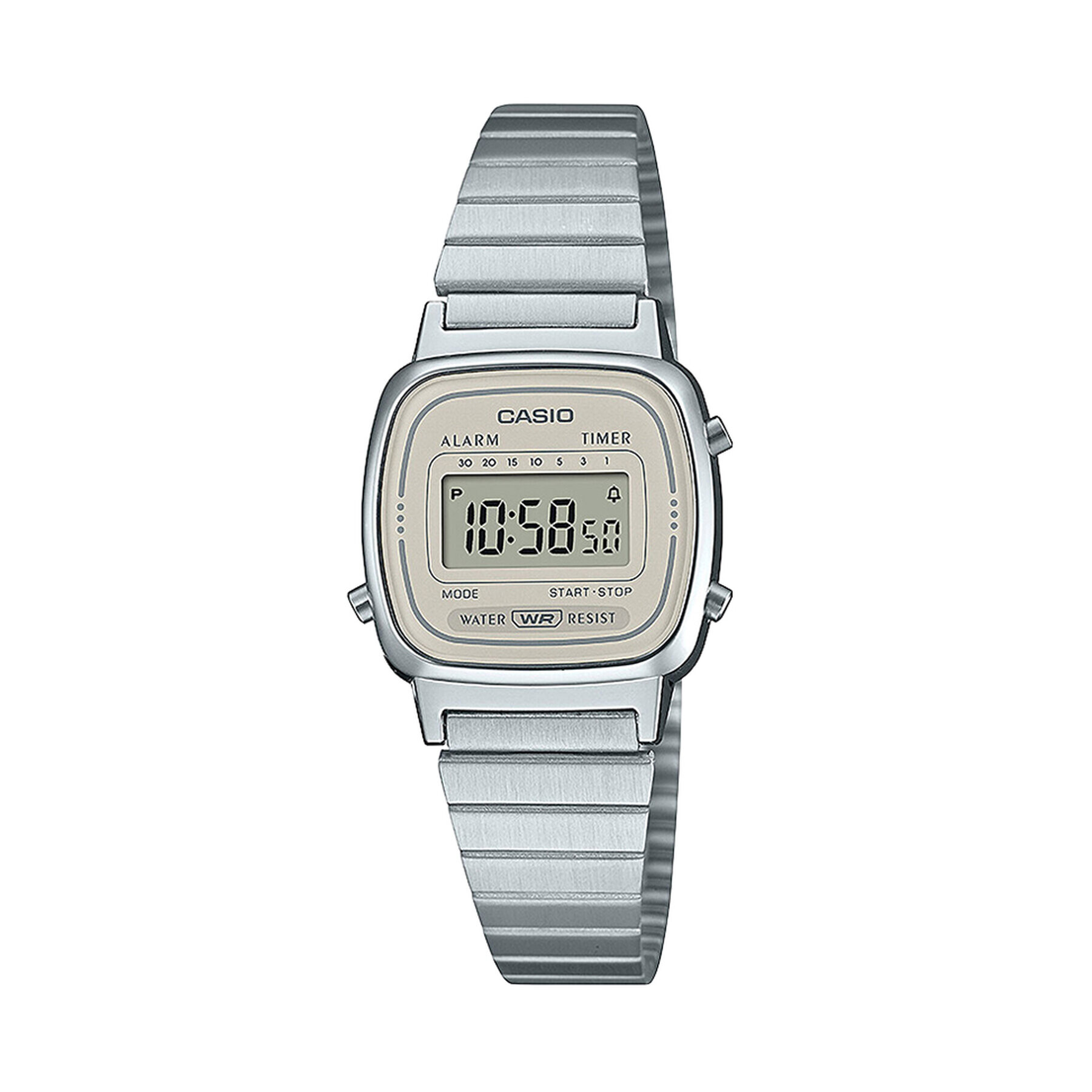 Casio Часовник Vintage Mini LA670WEA-8AEF Сребрист - Pepit.bg