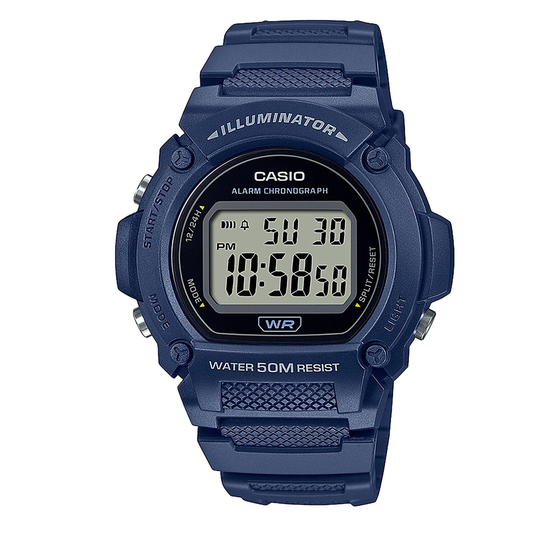 Casio Часовник W-219H-2AVEF Тъмносин - Pepit.bg