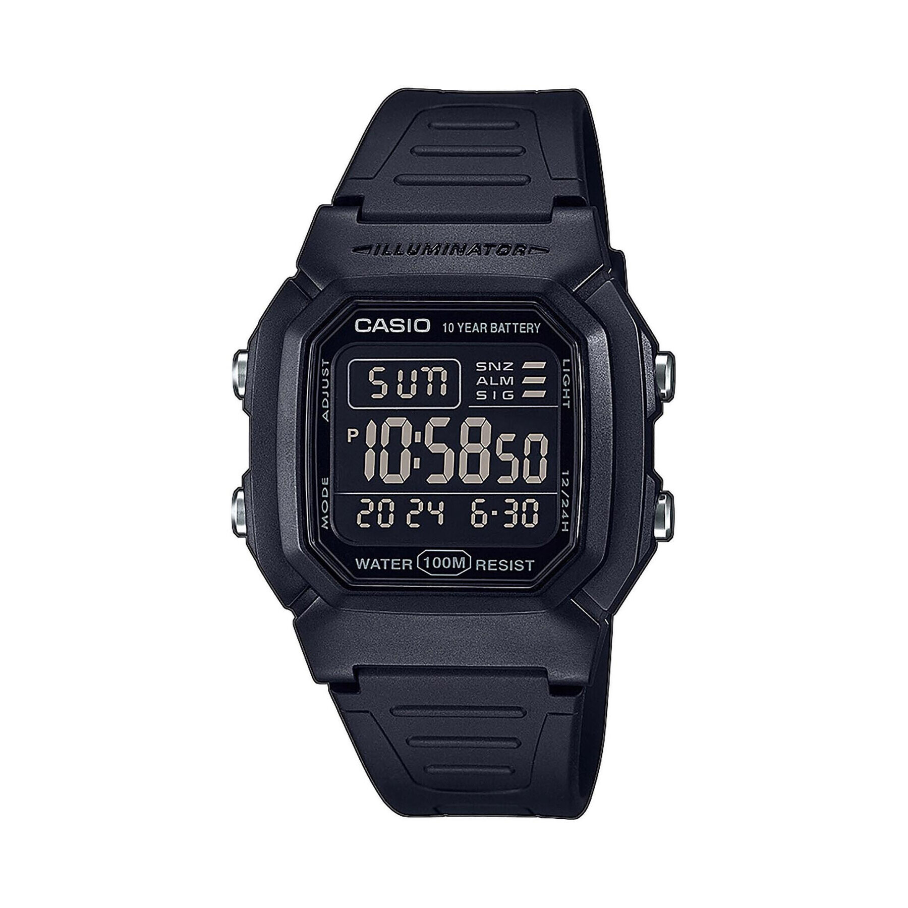 Casio Часовник W-800H-1BVES Черен - Pepit.bg