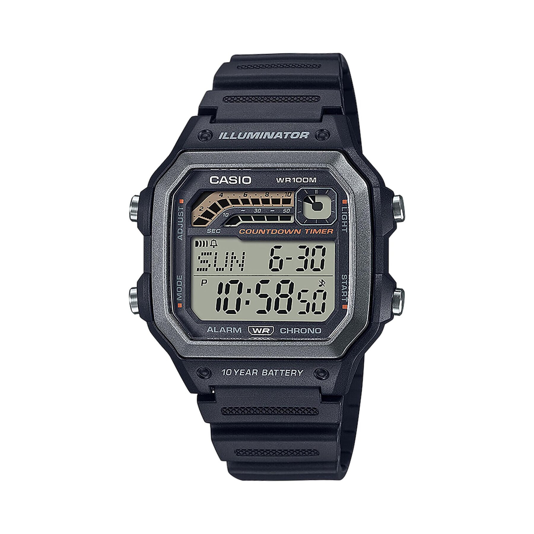 Casio Часовник WS-1600H-1AVEF Черен - Pepit.bg