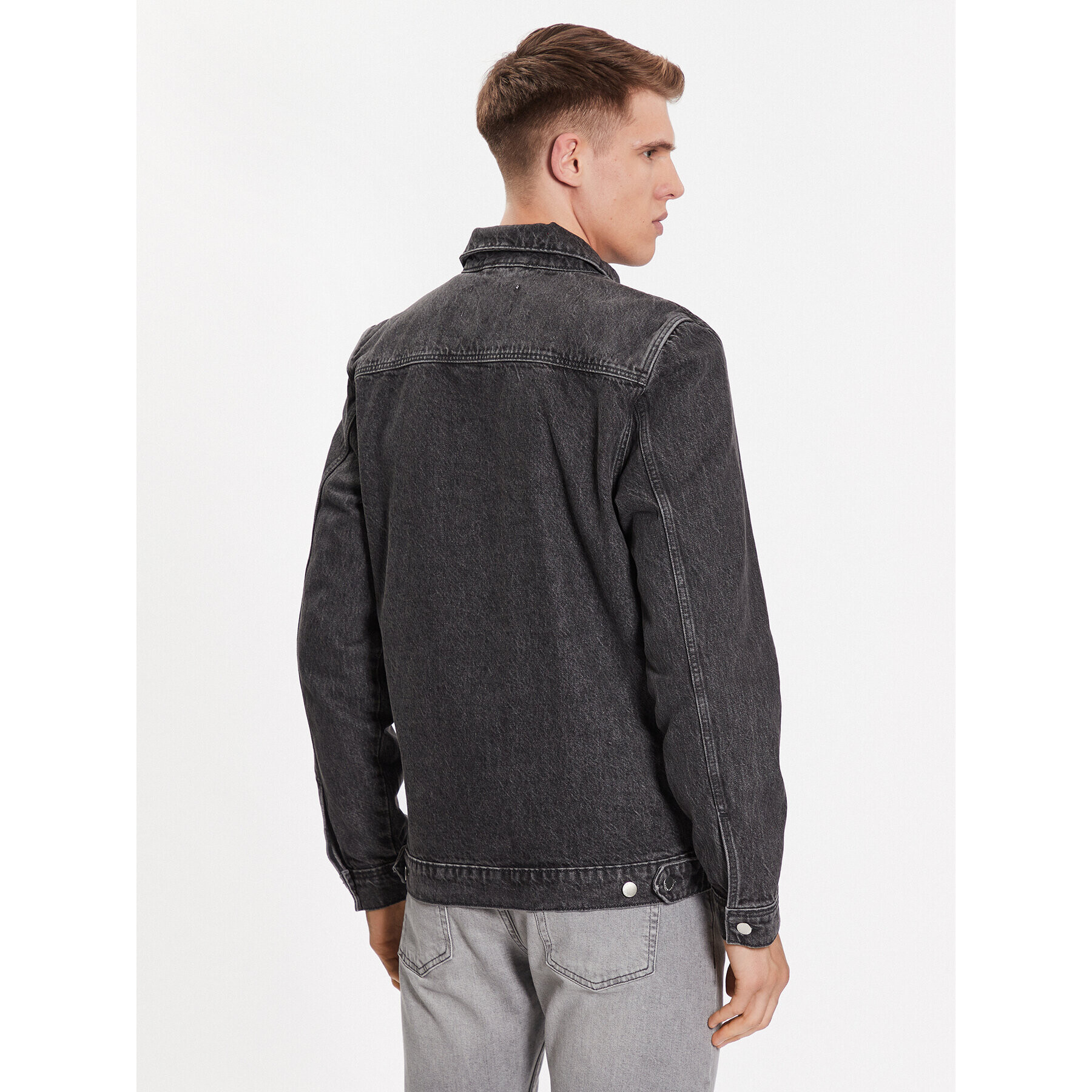 Casual Friday Дънково яке 20504562 Сив Regular Fit - Pepit.bg