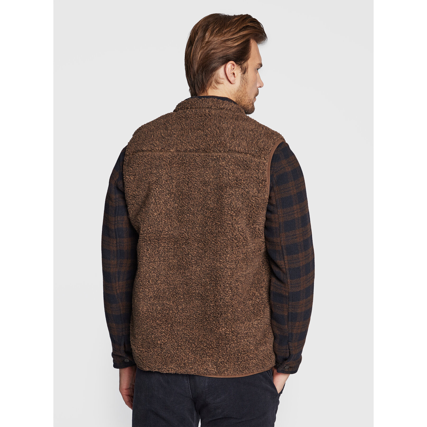 Casual Friday Елек Jonson 20504460 Кафяв Regular Fit - Pepit.bg