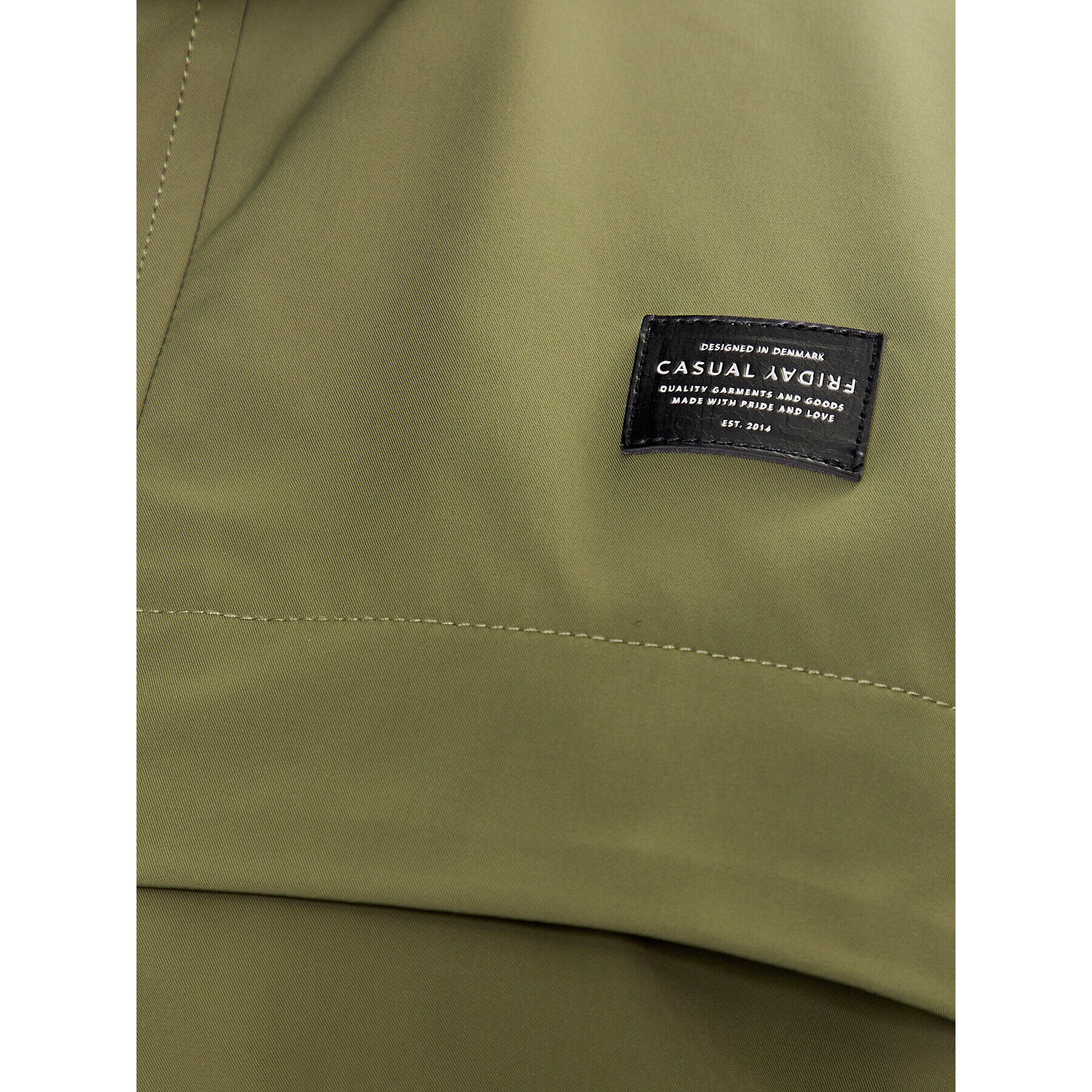 Casual Friday Преходно яке 20504553 Зелен Regular Fit - Pepit.bg
