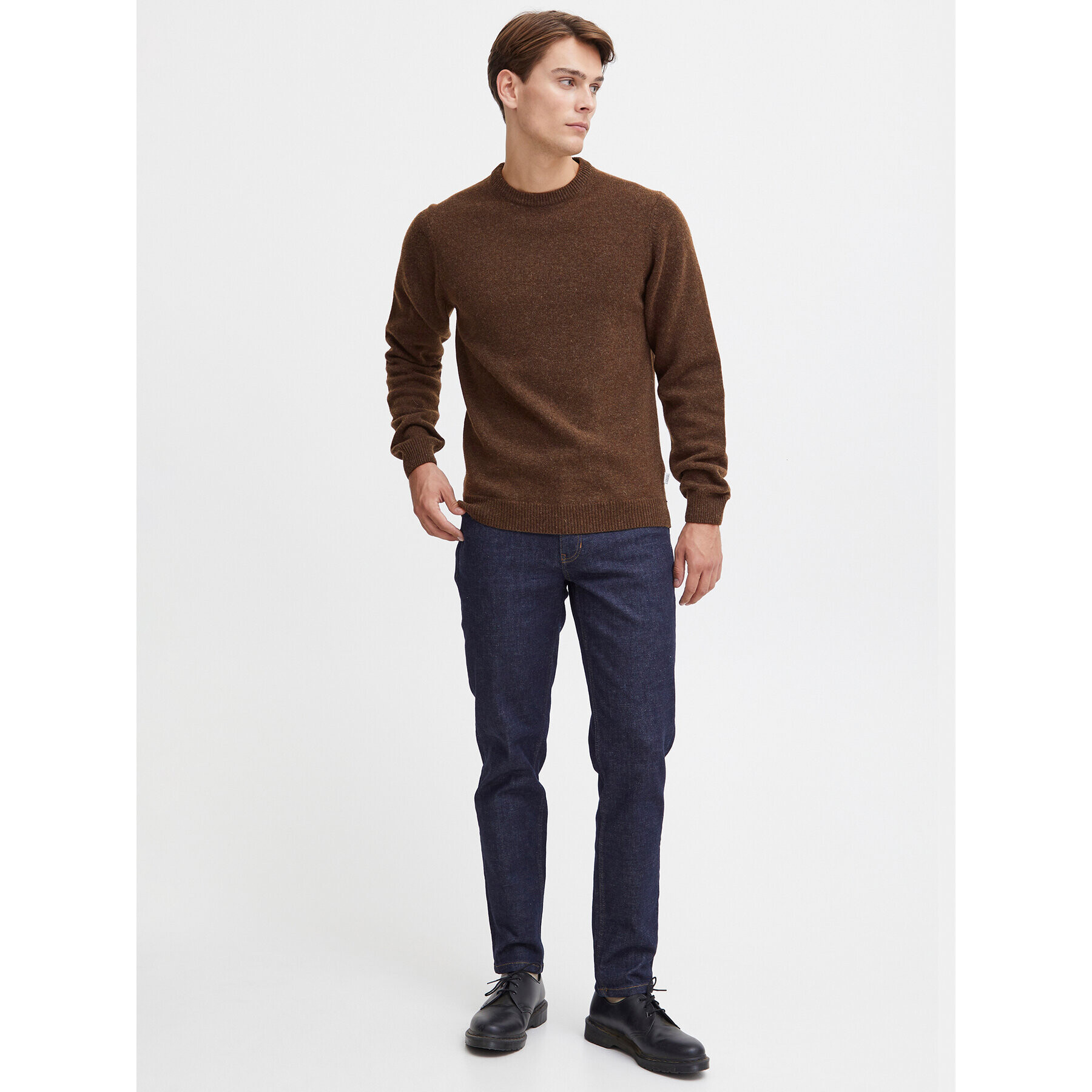 Casual Friday Пуловер 20503970 Кафяв Regular Fit - Pepit.bg