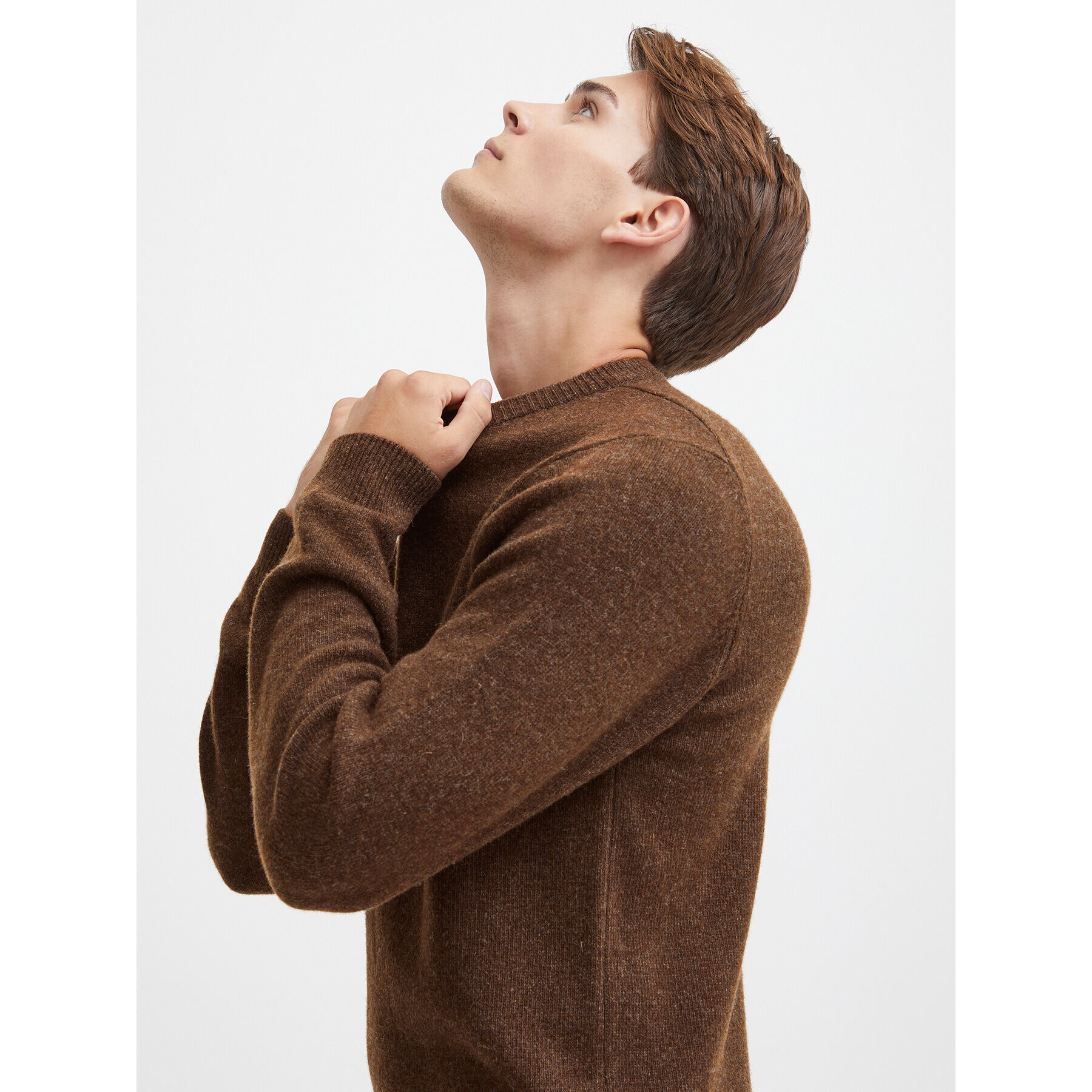 Casual Friday Пуловер 20503970 Кафяв Regular Fit - Pepit.bg