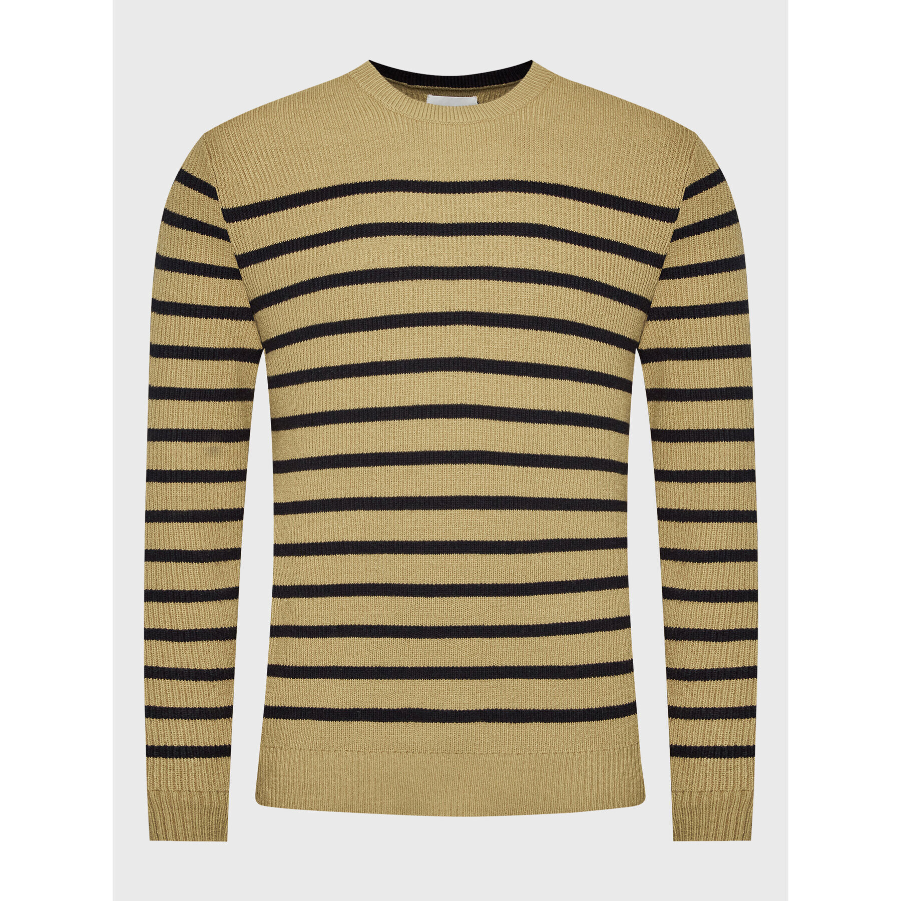 Casual Friday Пуловер Karl Striped 20504400 Бежов Regular Fit - Pepit.bg