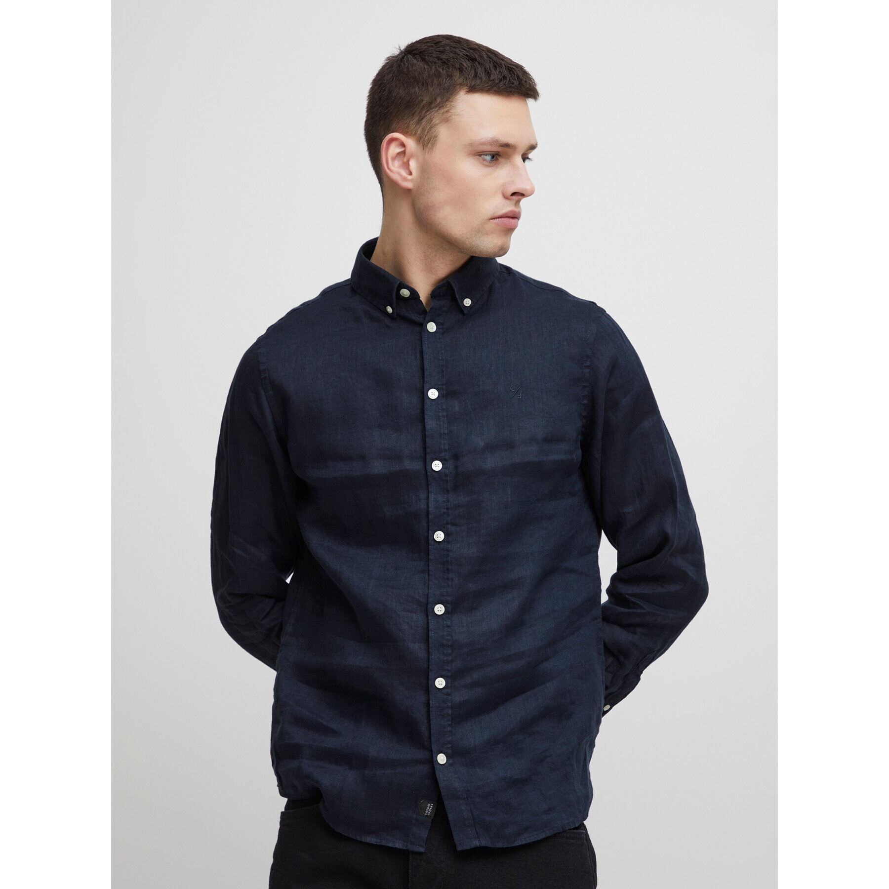 Casual Friday Риза 20504348 Тъмносин Regular Fit - Pepit.bg