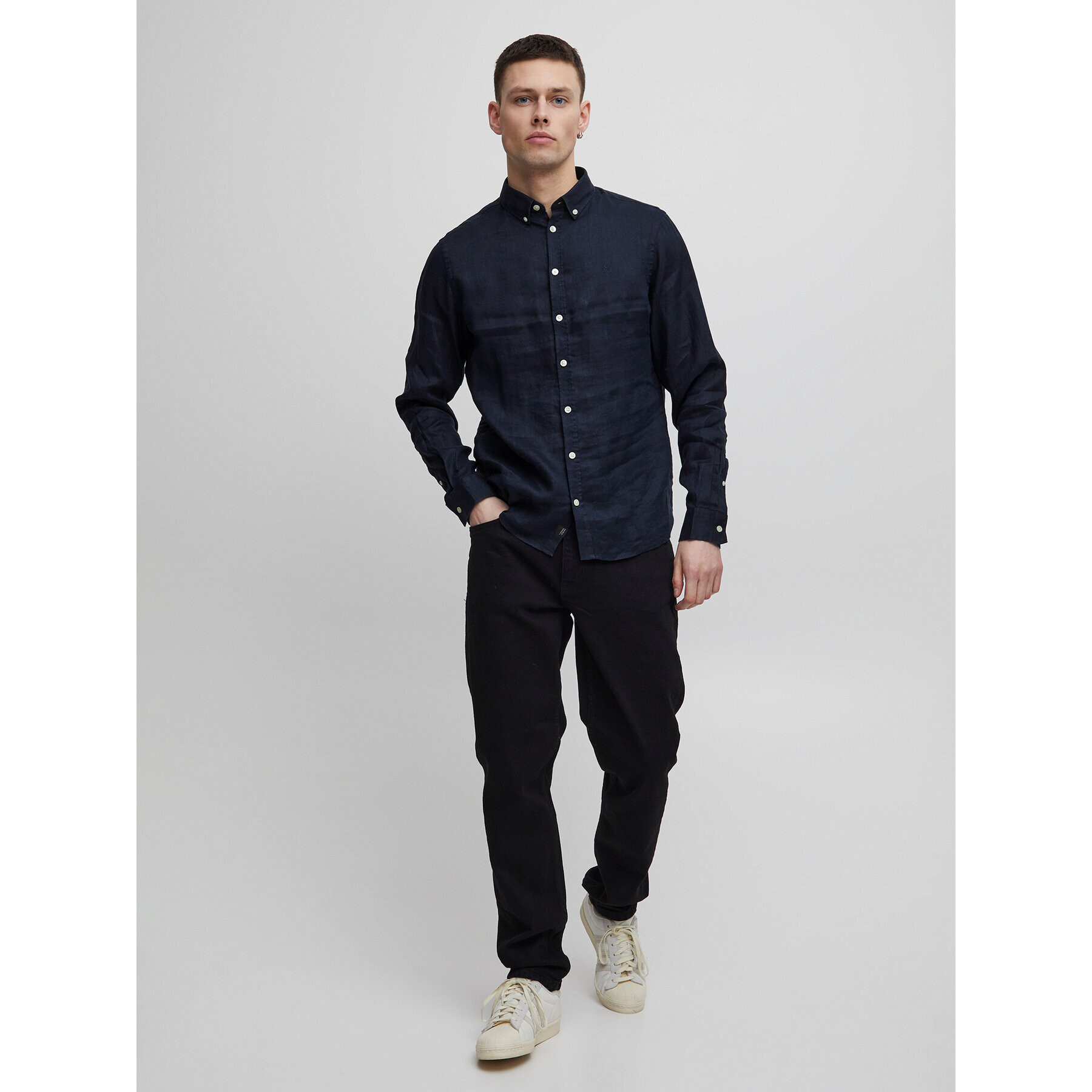 Casual Friday Риза 20504348 Тъмносин Regular Fit - Pepit.bg