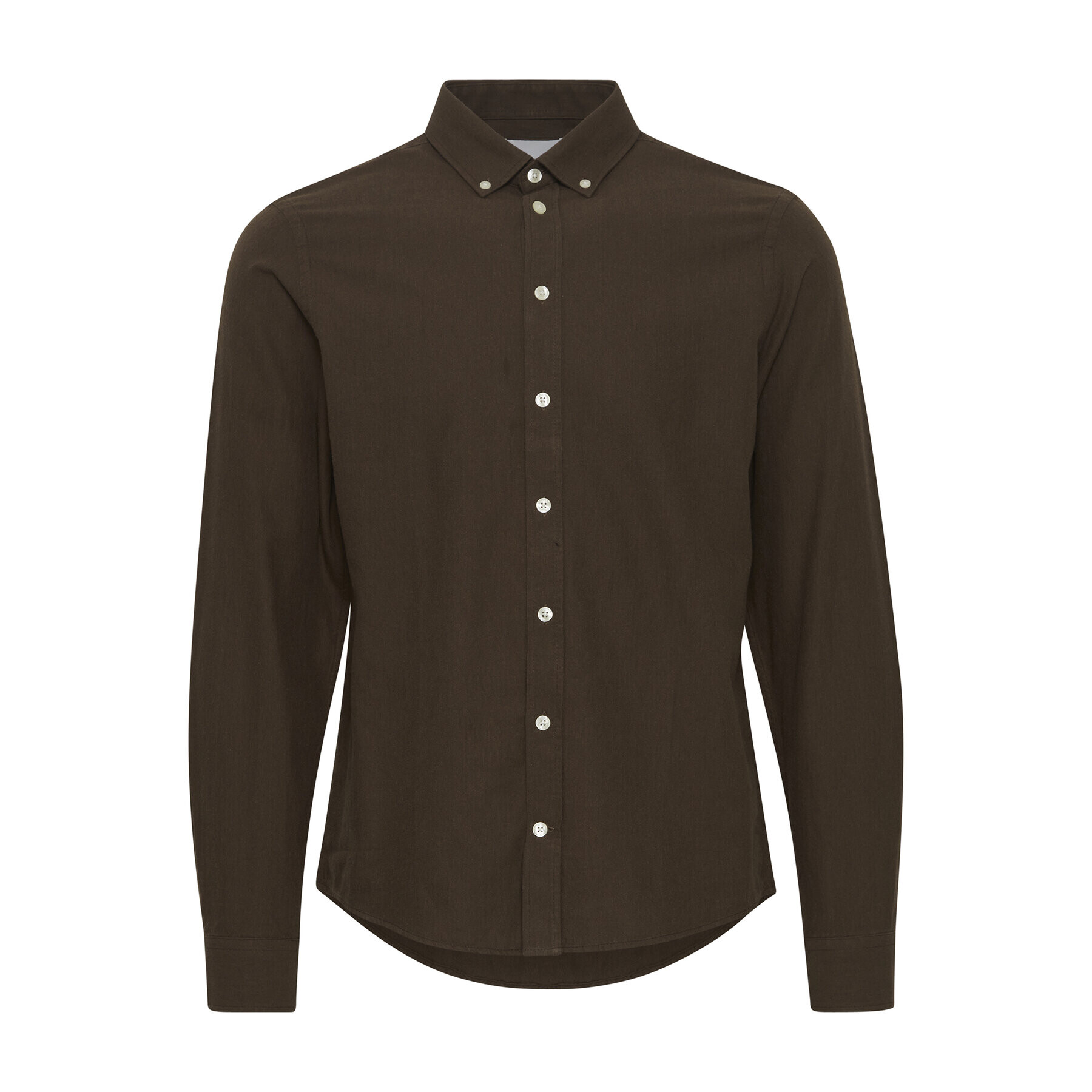 Casual Friday Риза 20504573 Кафяв Regular Fit - Pepit.bg