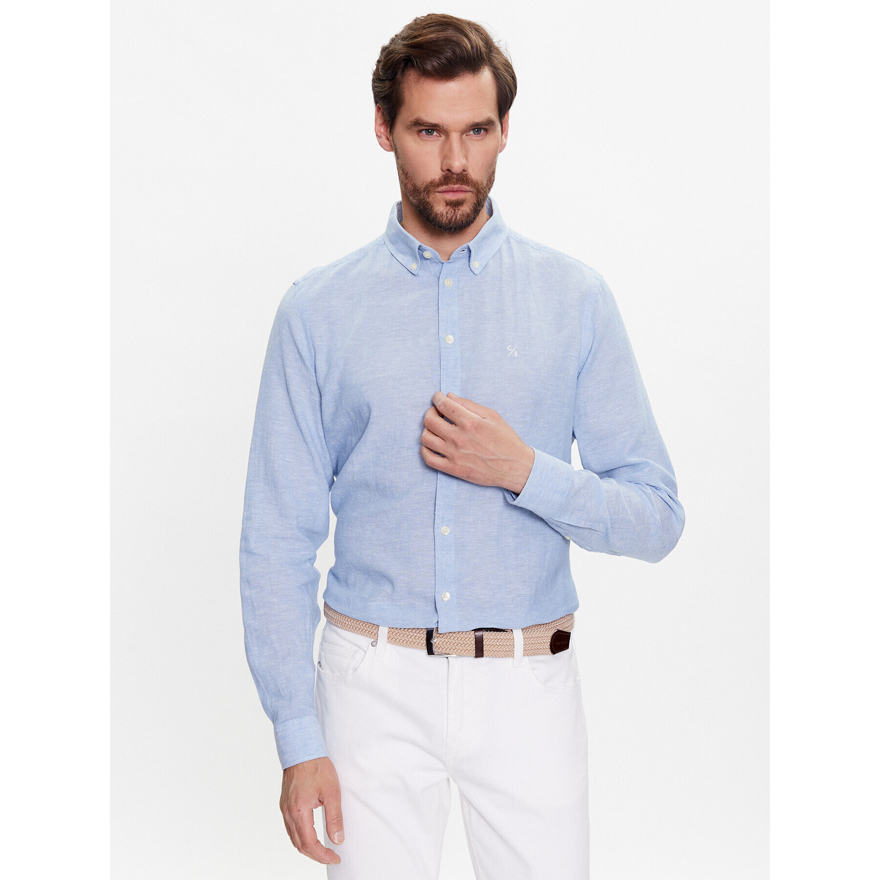 Casual Friday Риза 20504577 Син Regular Fit - Pepit.bg